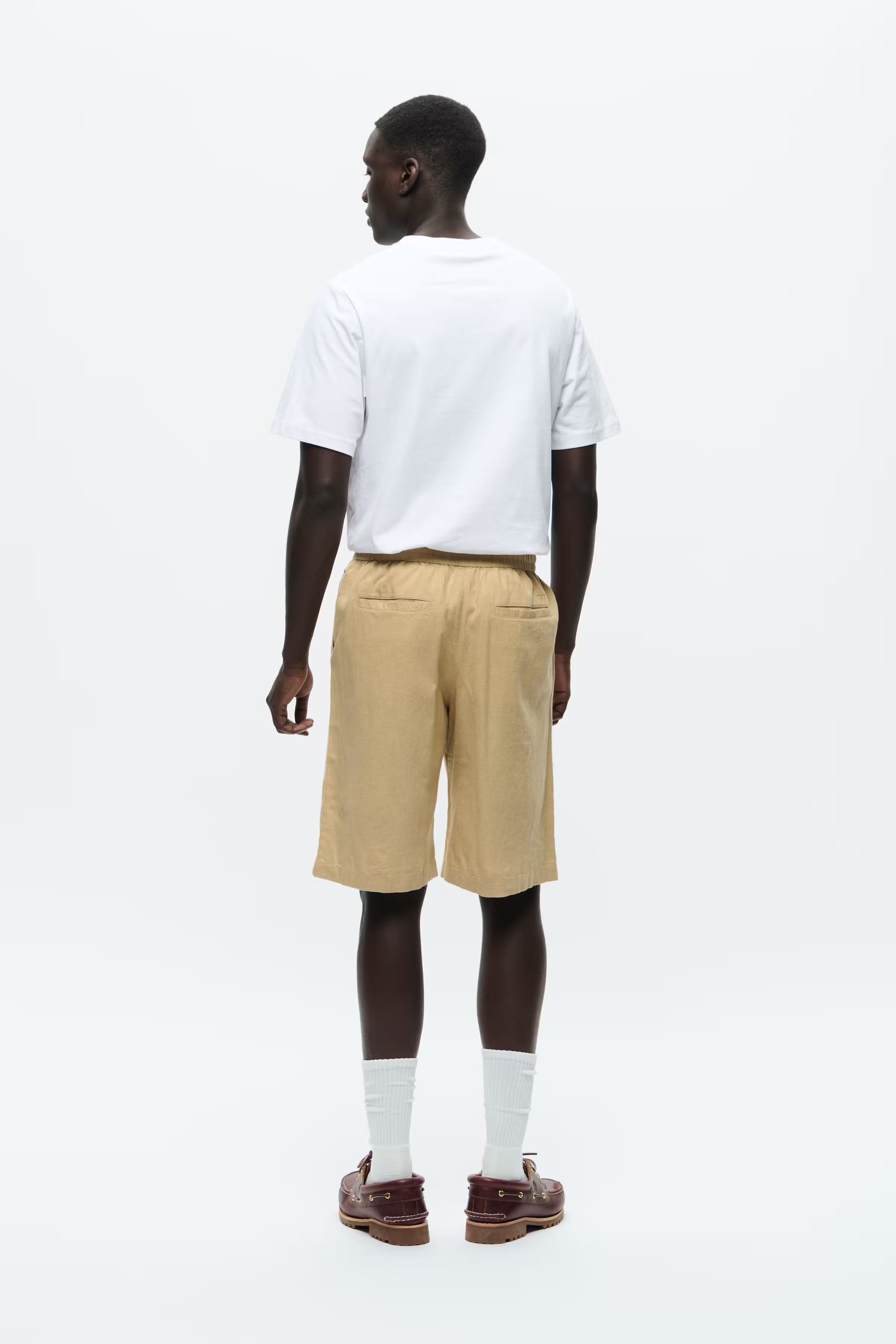 WWenoch Linen Shorts  LOOKBOOK BACK 30251410-161120