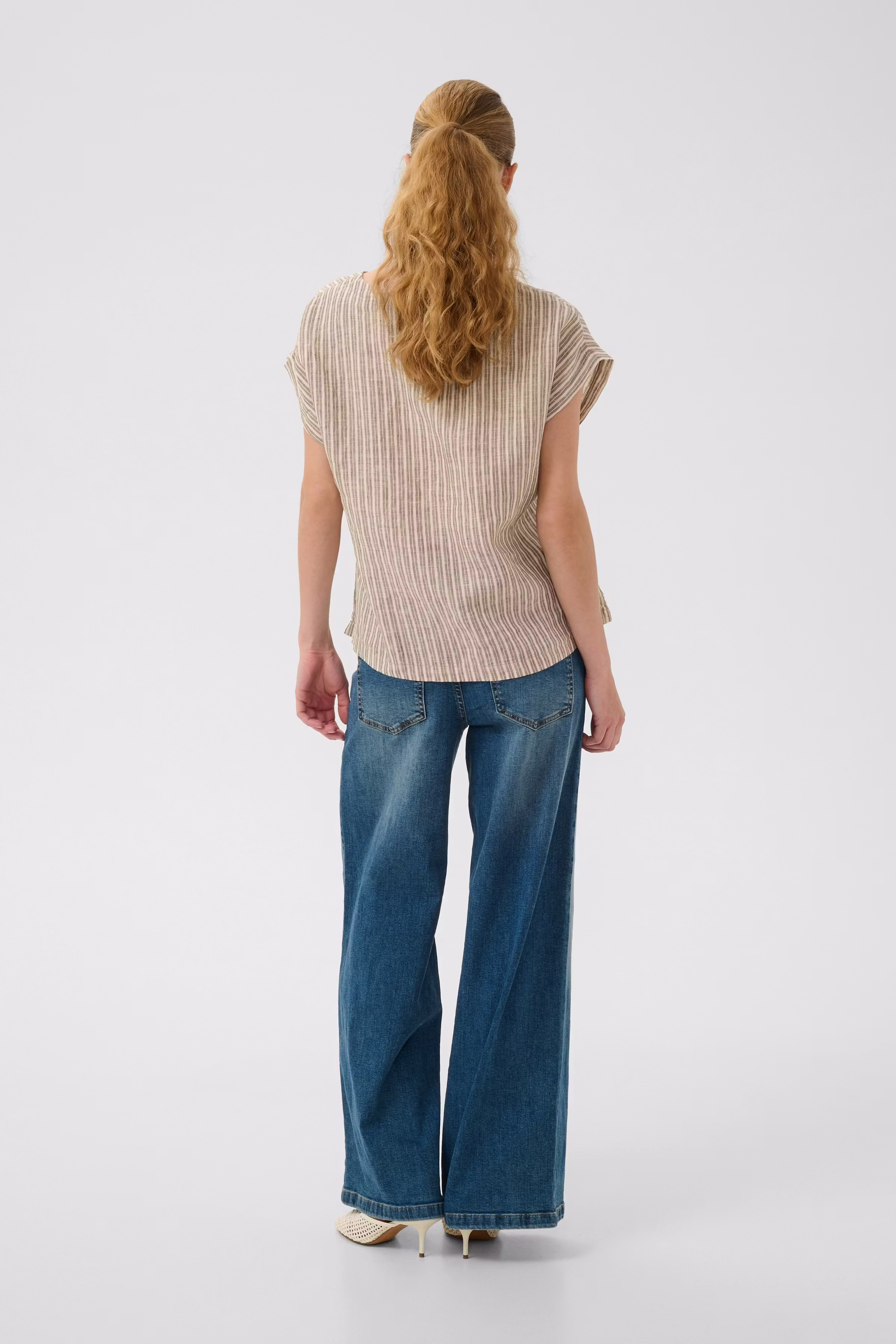 CUaniela Linen Blouse LOOKBOOK BACK 50113077-109405