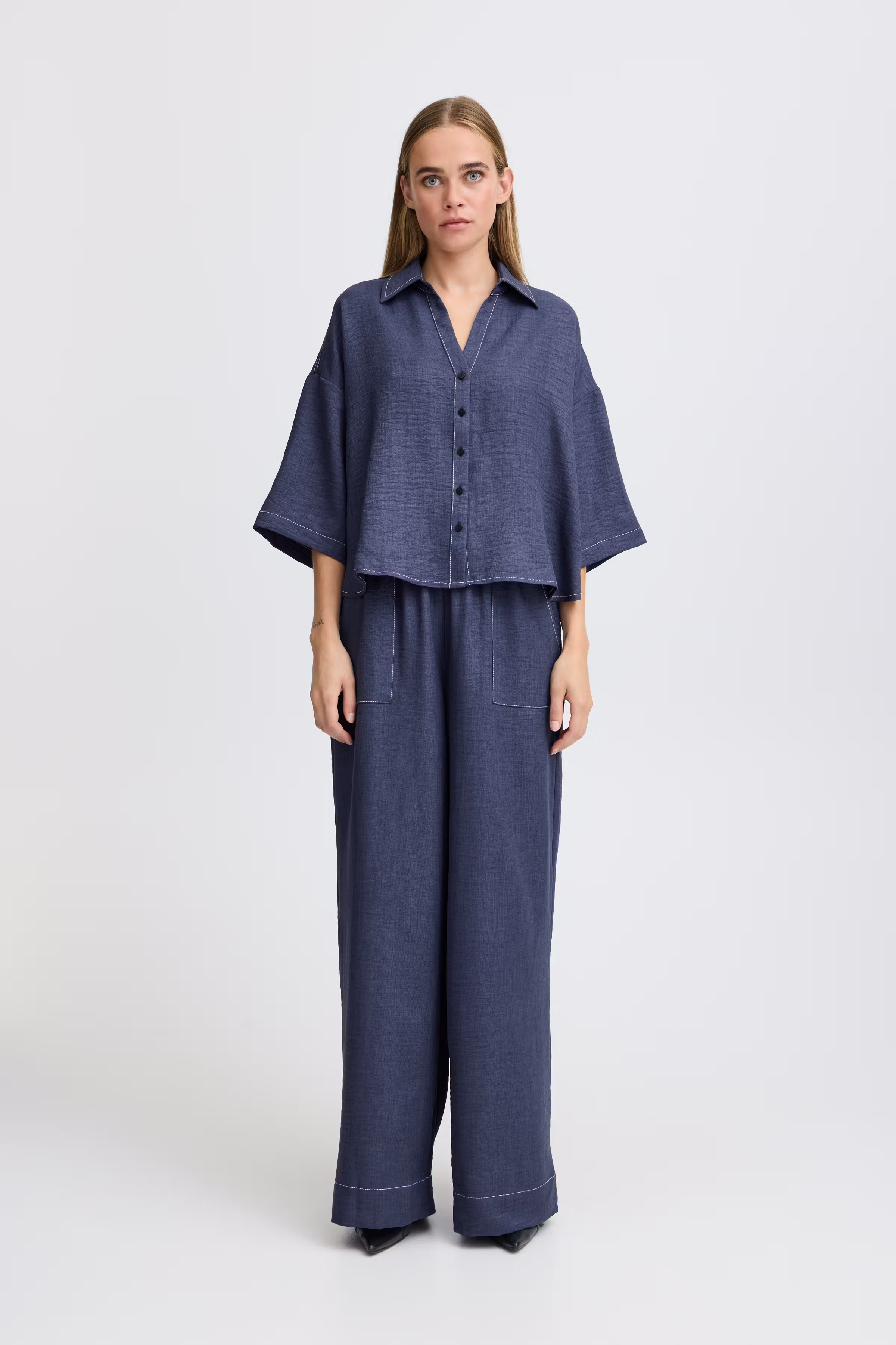 IXELSIE Skjorte LOOKBOOK FRONT 20123574-174021