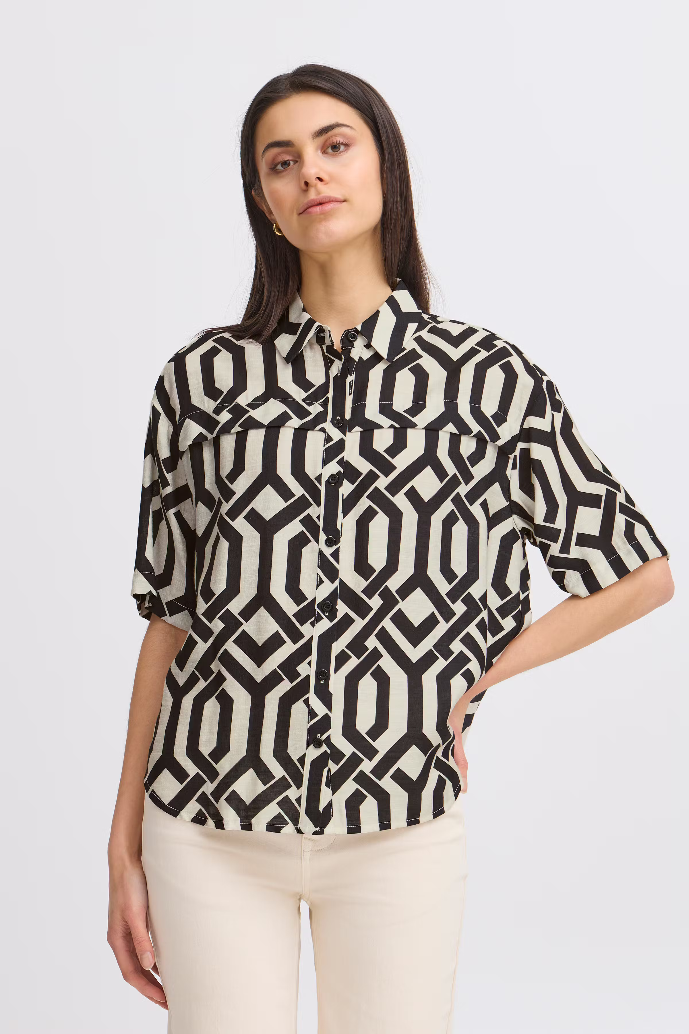 FRARIANA Skjorte LOOKBOOK FRONT 20615635-204676