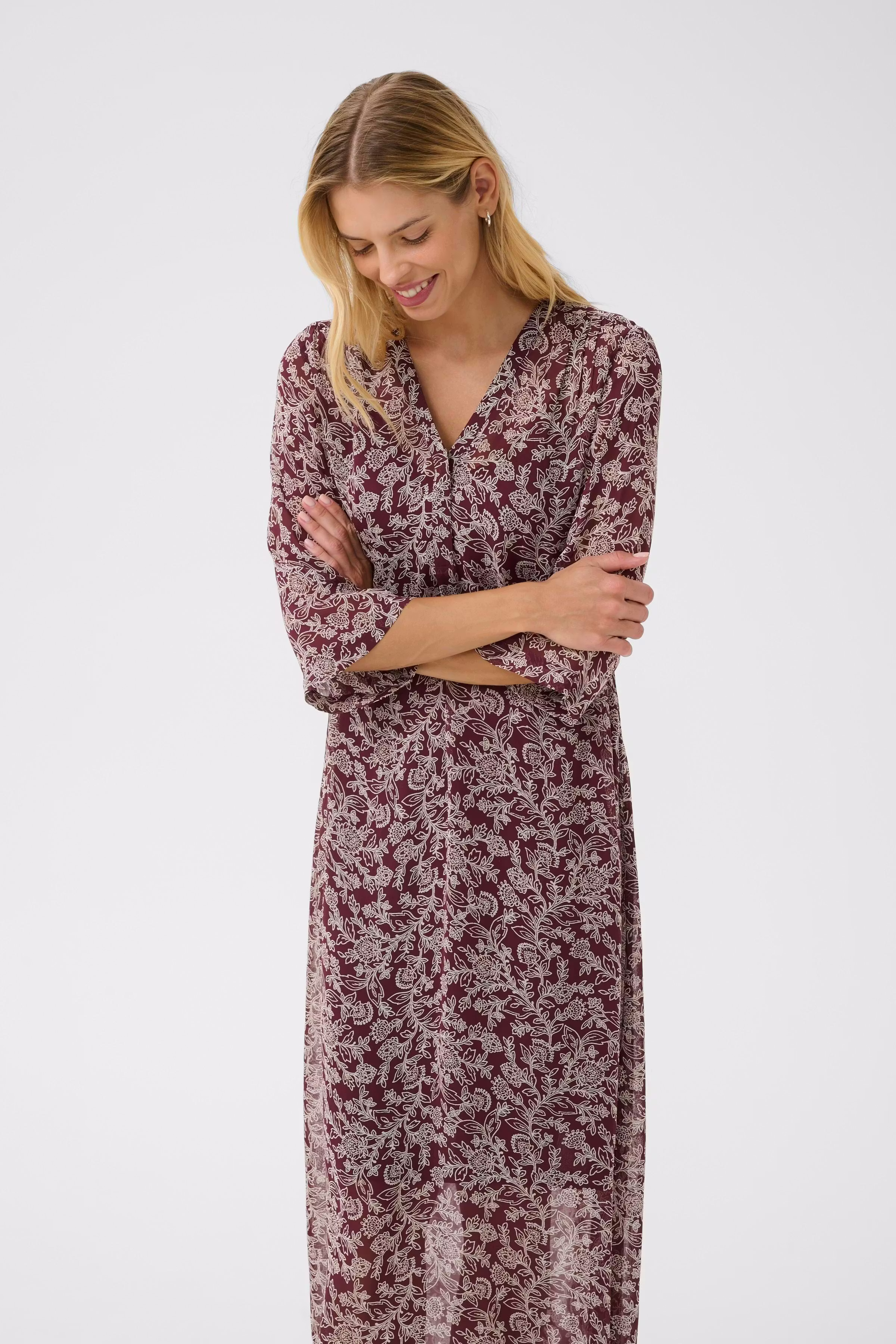 BeritPW Long dress LOOKBOOK FRONT 30307831-304008