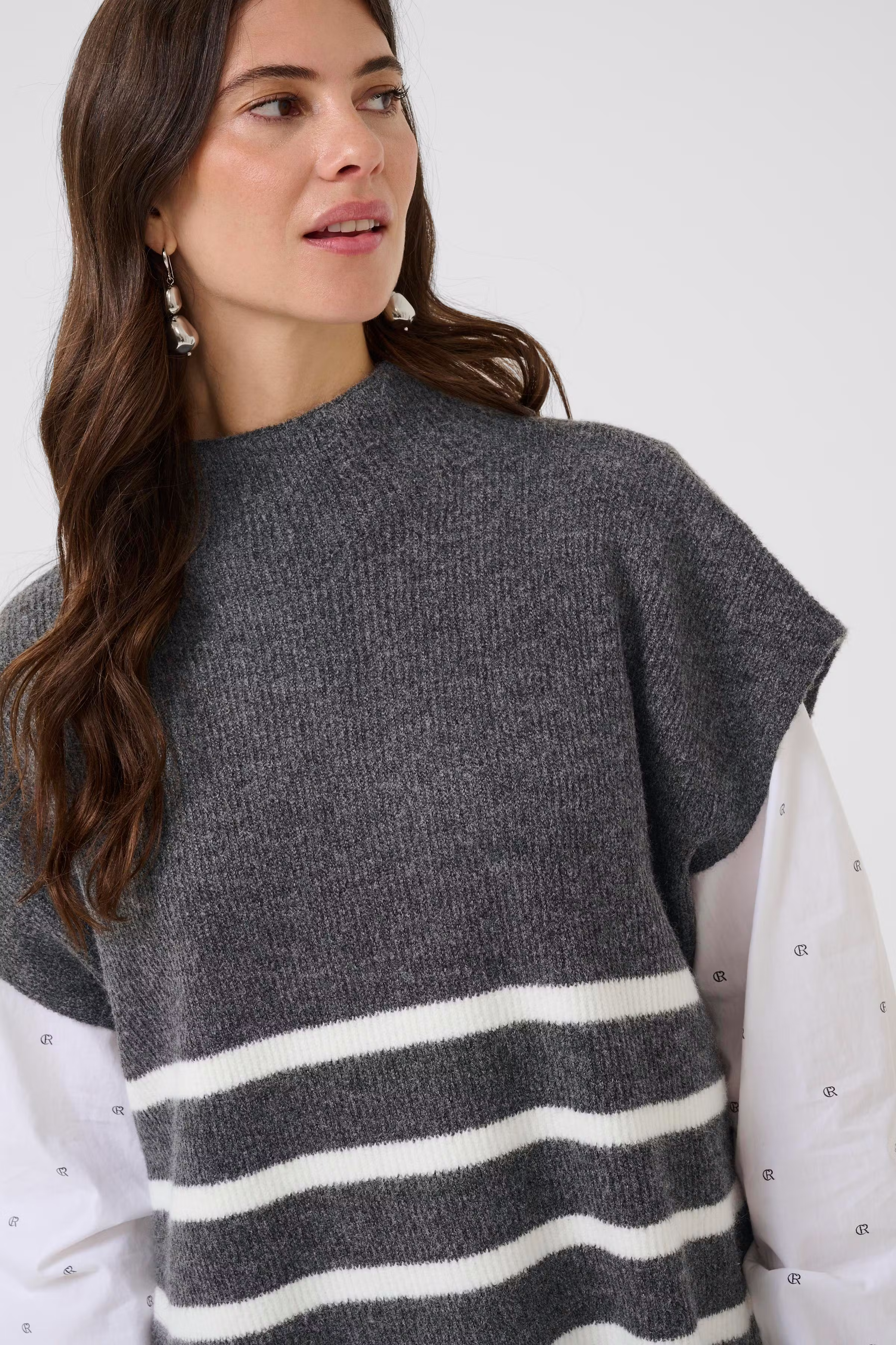 CRStari Strikket vest LOOKBOOK DETAIL 10613066-108667