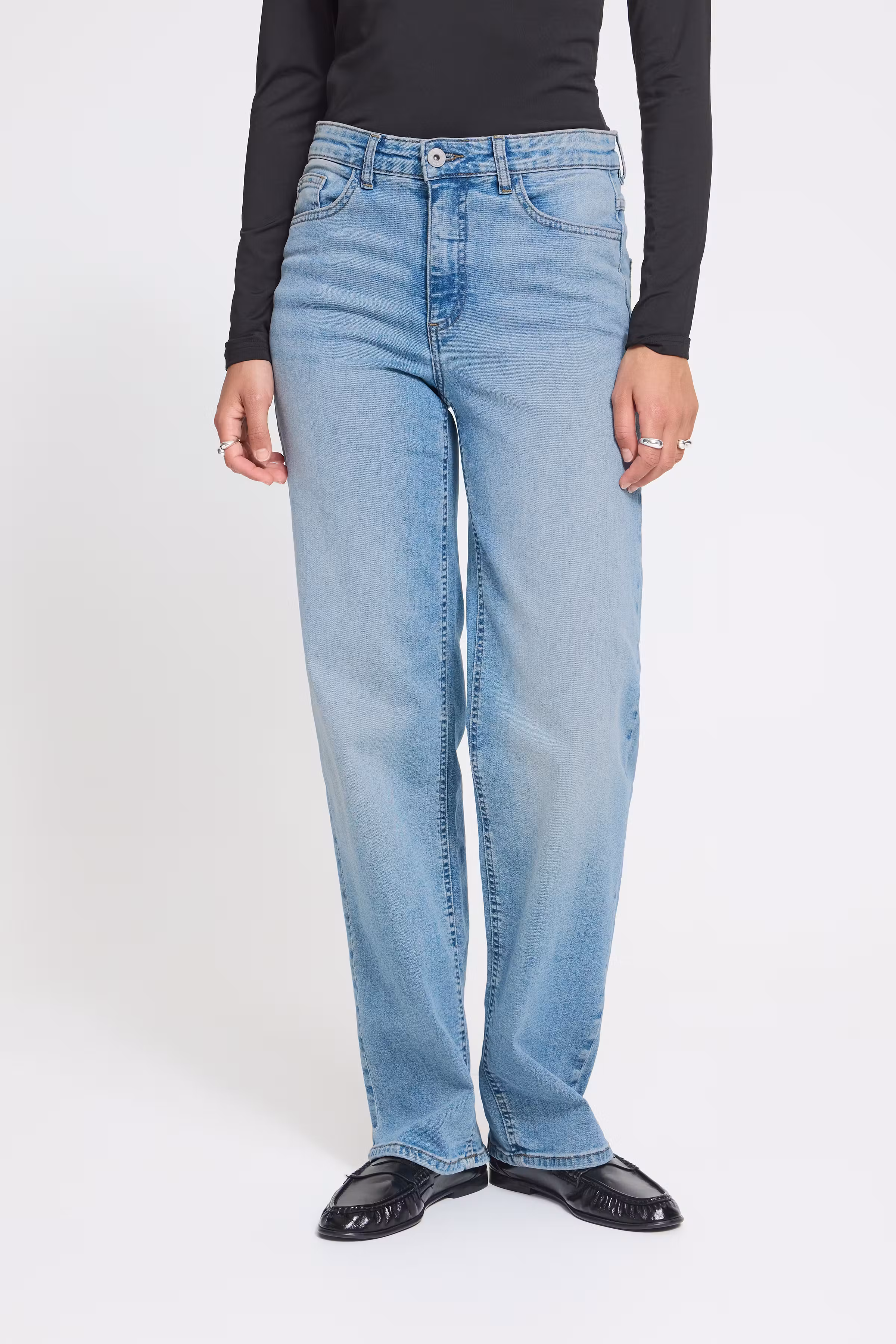 IHTWIGGY STRAIGHT Jeans LOOKBOOK FRONT 20119128-19044