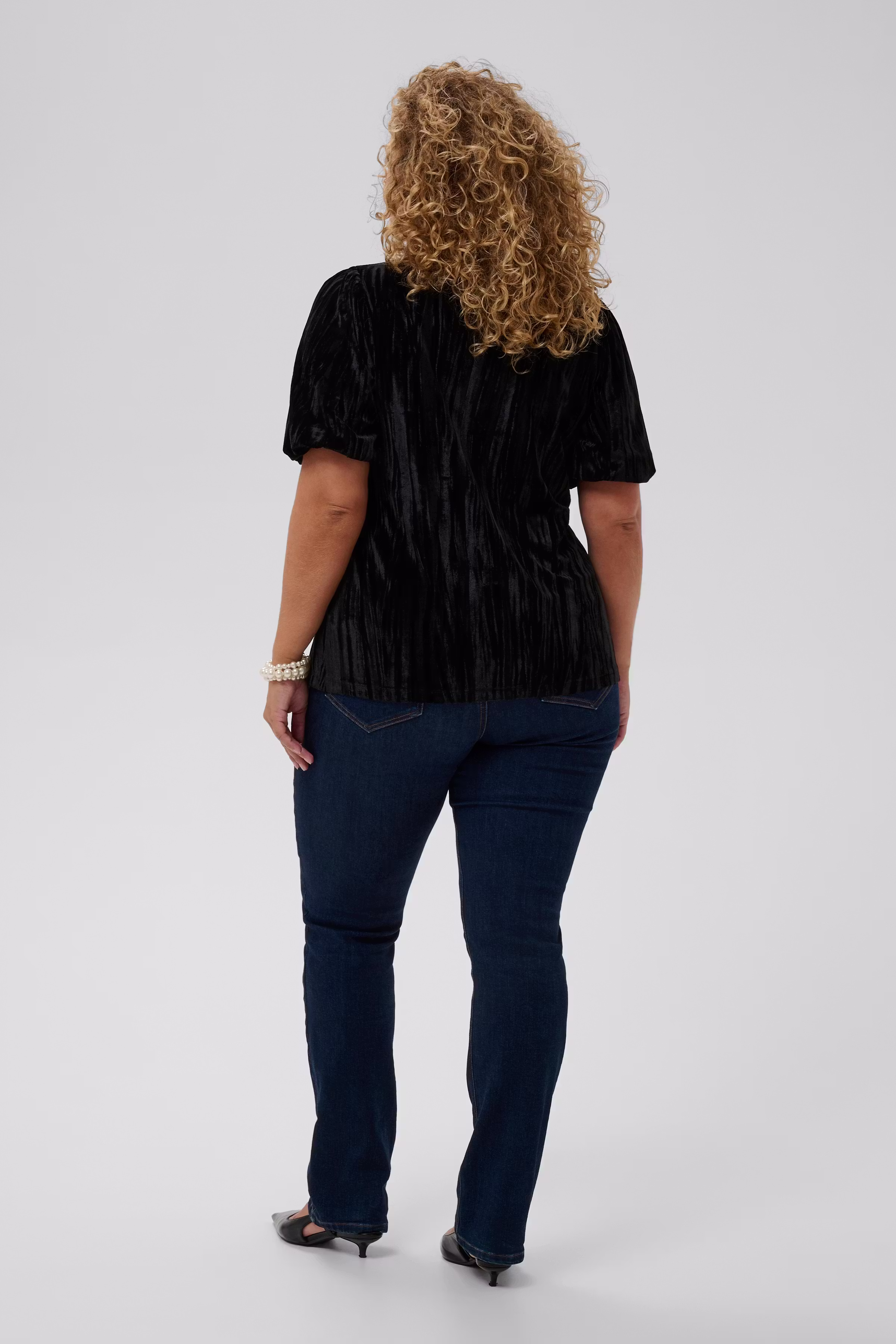 KCeliva Velourbluse LOOKBOOK BACK 10583804-100121