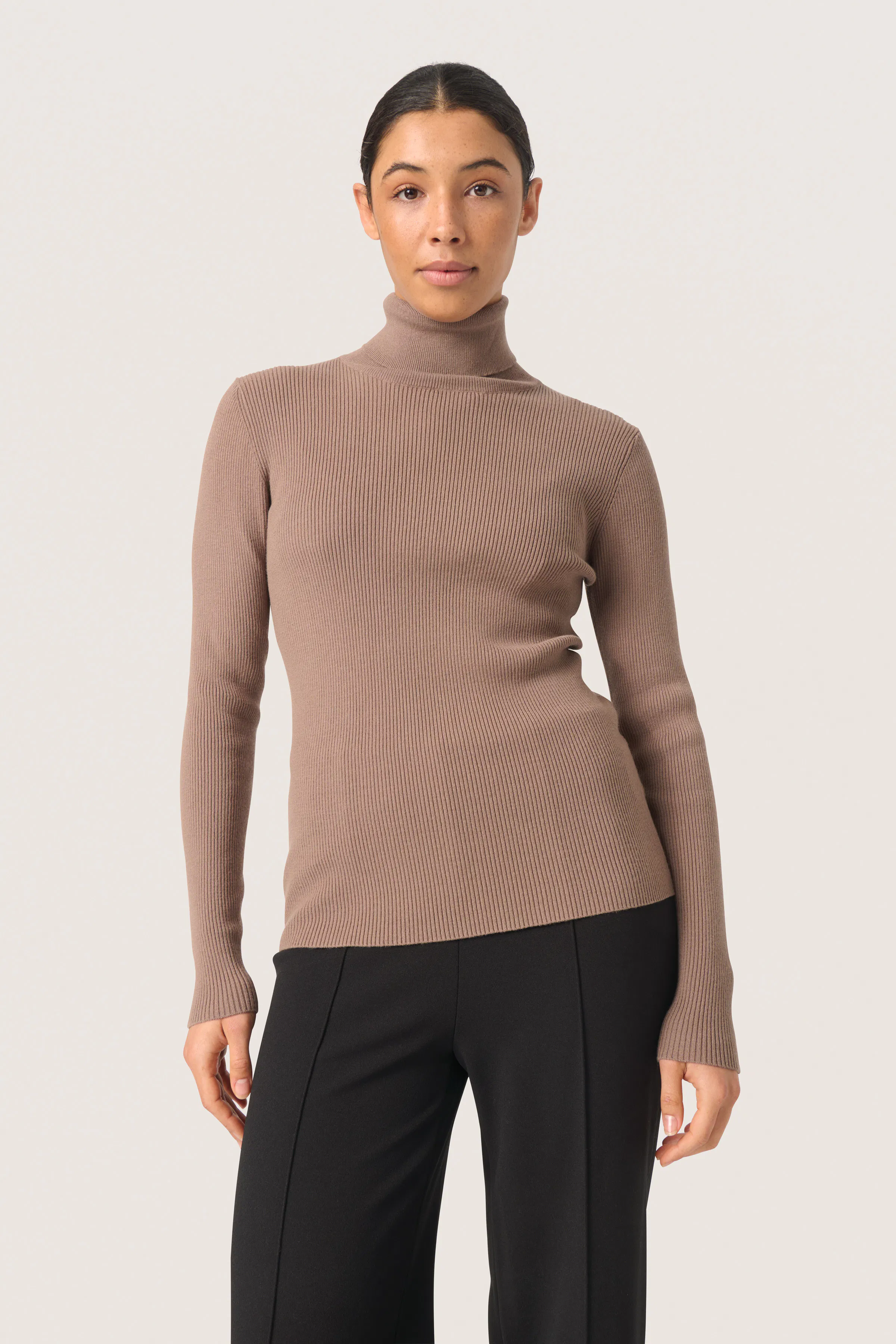 SLLaisa Glitter Pullover in gun metal / silver colour