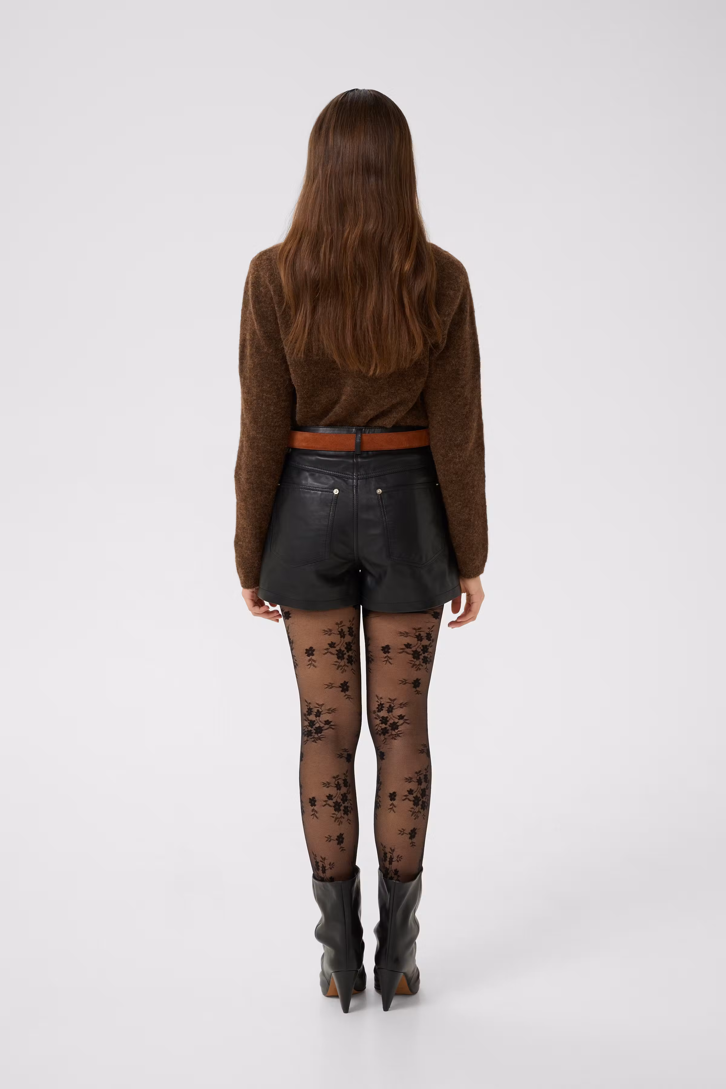 GZmarlie Leren short LOOKBOOK BACK 10910554-100017