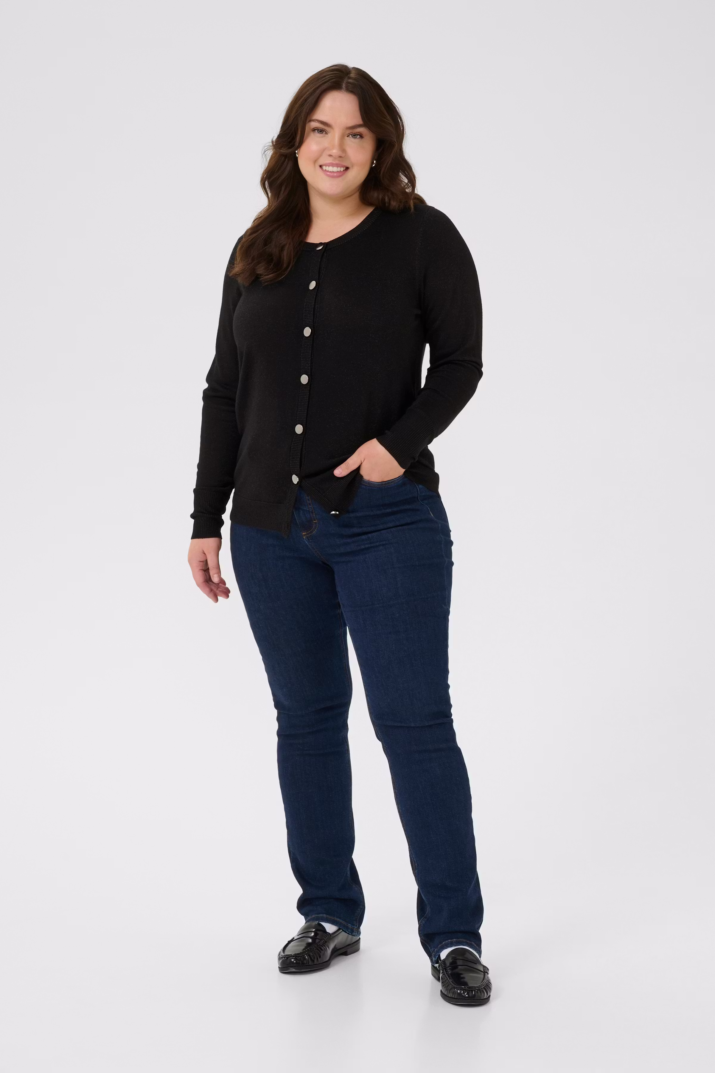 KCregitta Glitter Cardigan LOOKBOOK FRONT 10583800-100121