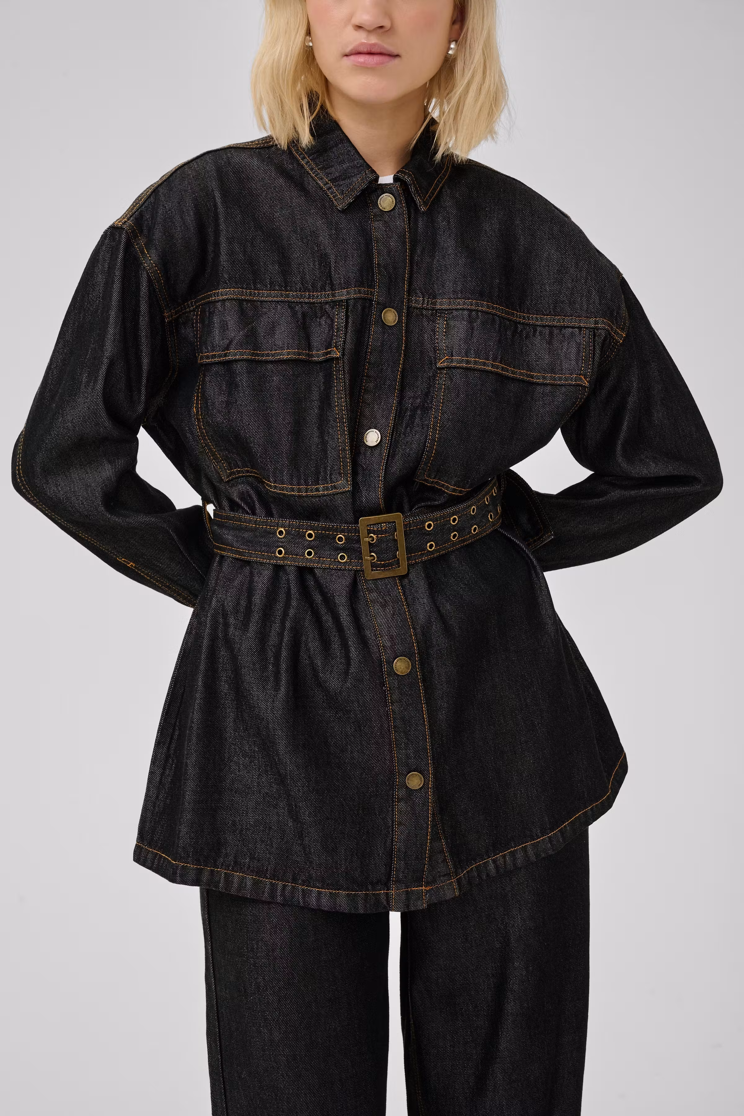 MWNessie Denimskjorta LOOKBOOK DETAIL 10705491-100073