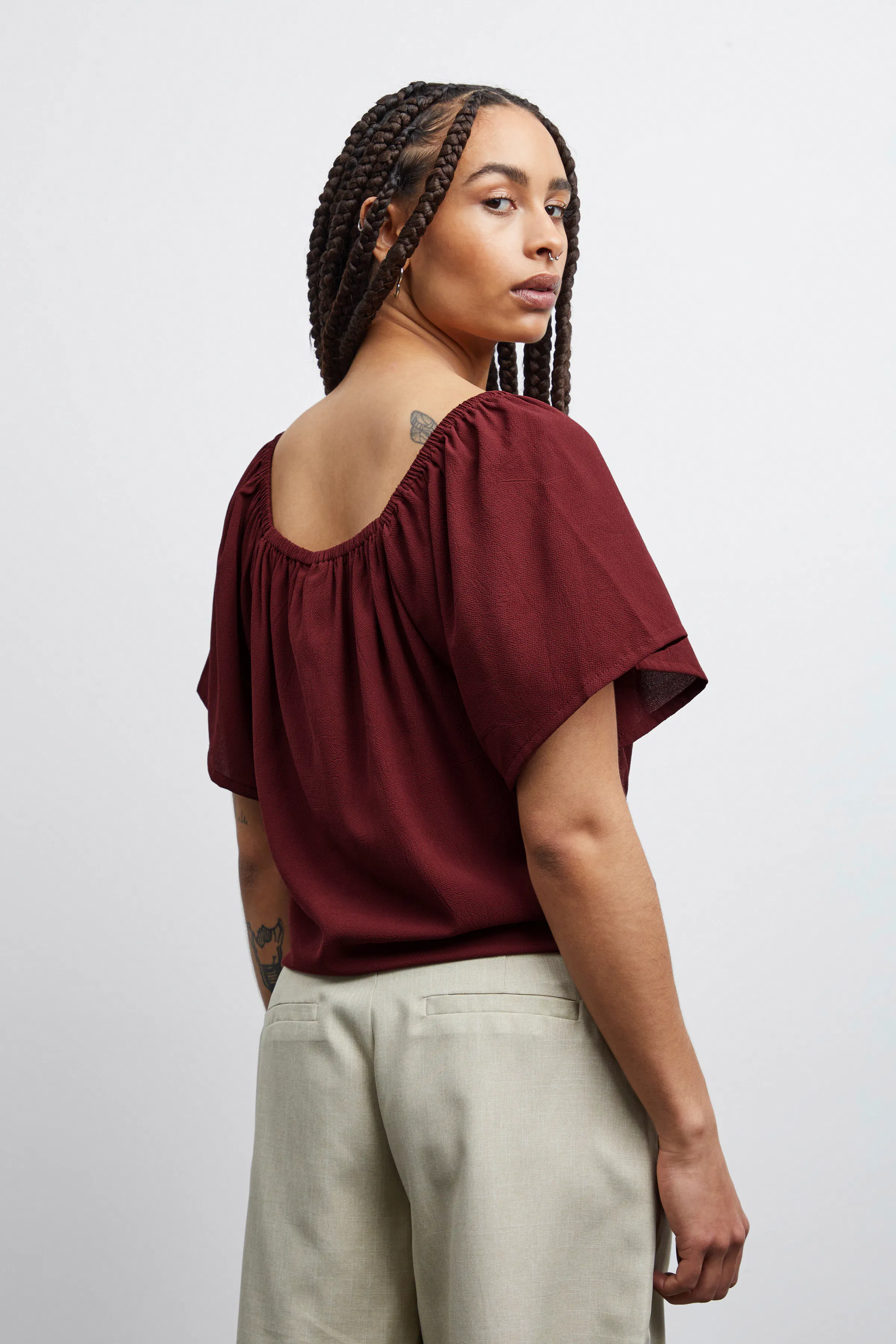 IHGITTY Bluse LOOKBOOK BACK 20118387-191526