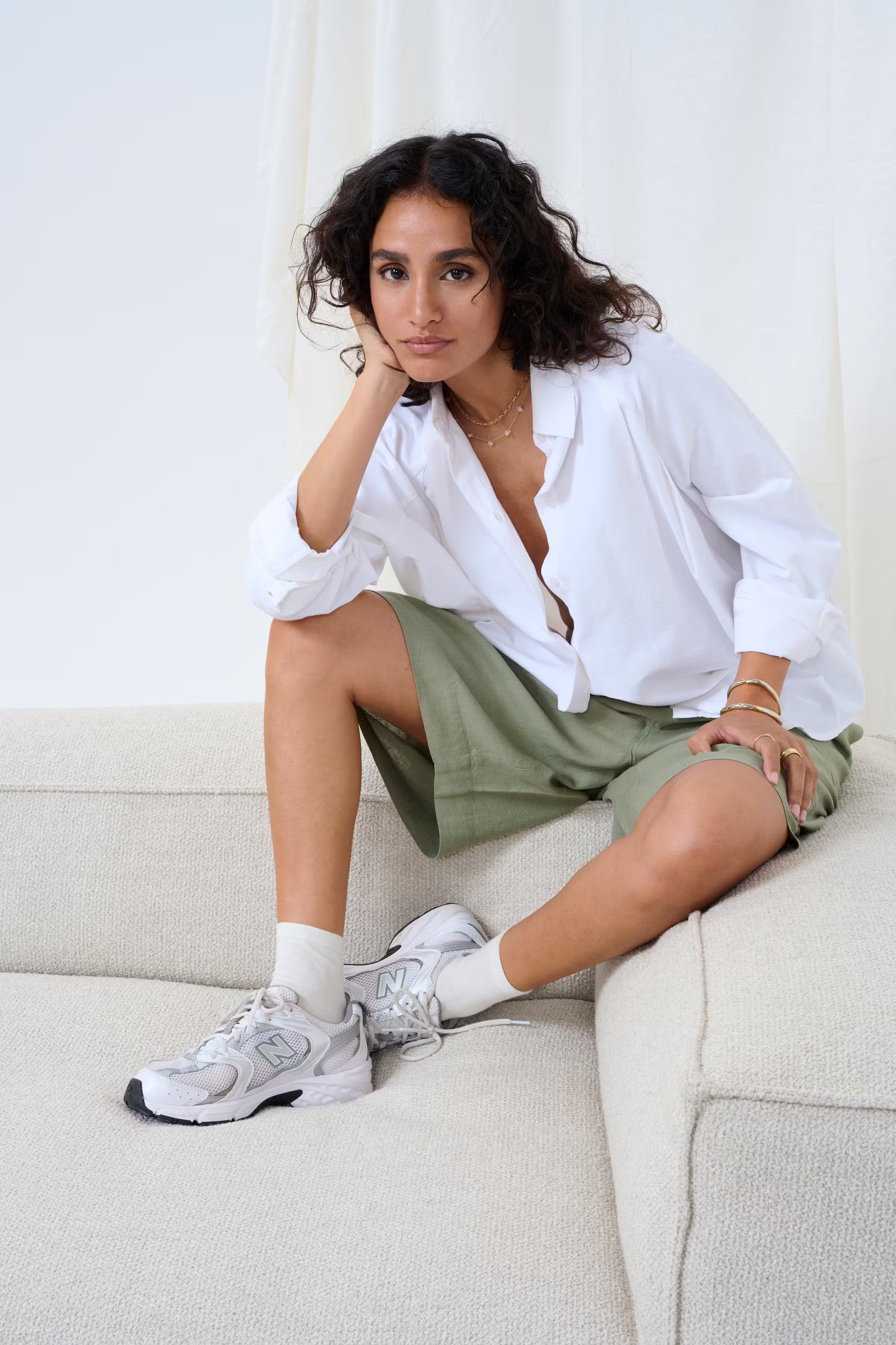 KAmilia Linen Shorts LOCATION NONE 10509668-170115