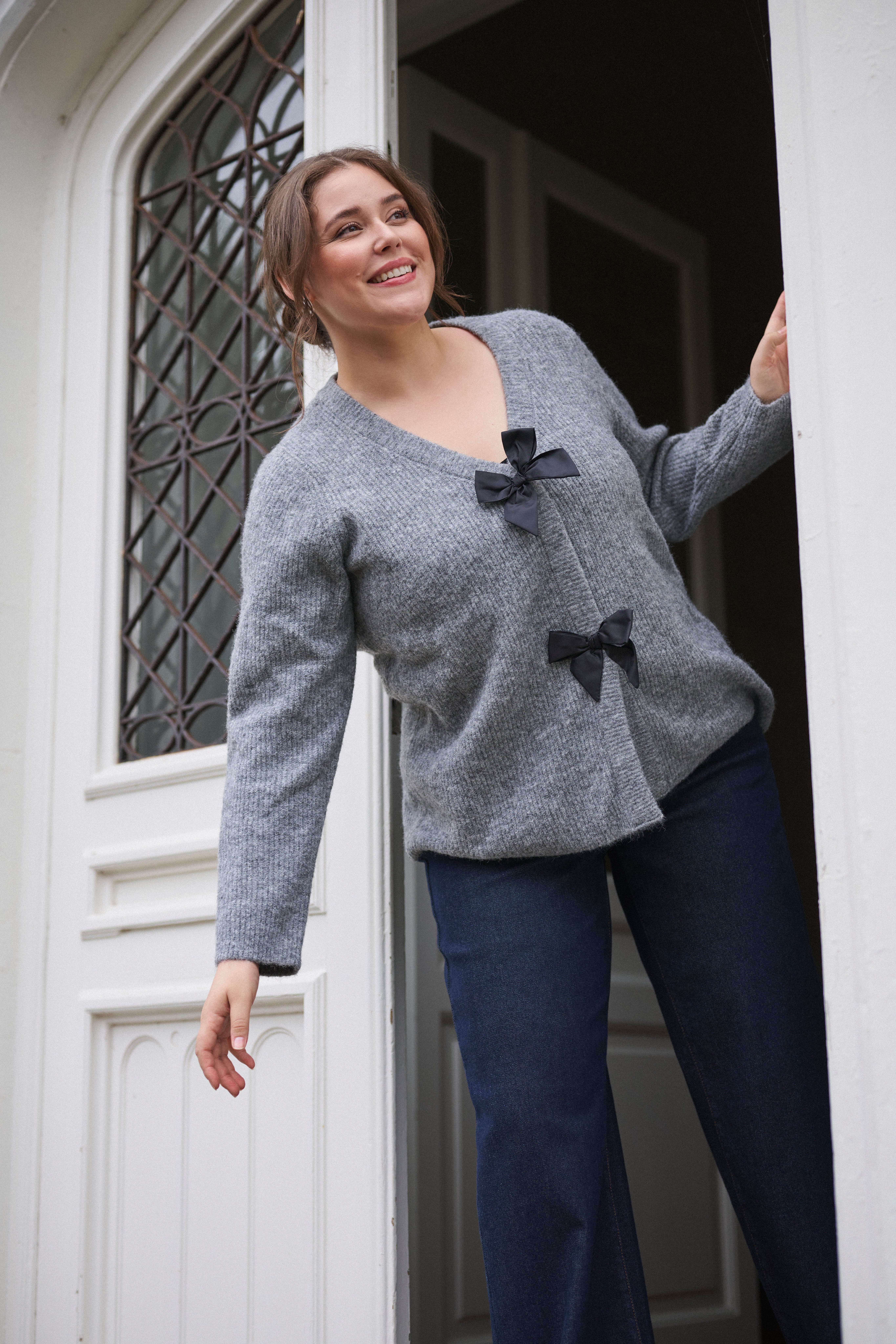 KCmai Cardigan with Bows LOCATION NONE 10584522-100123