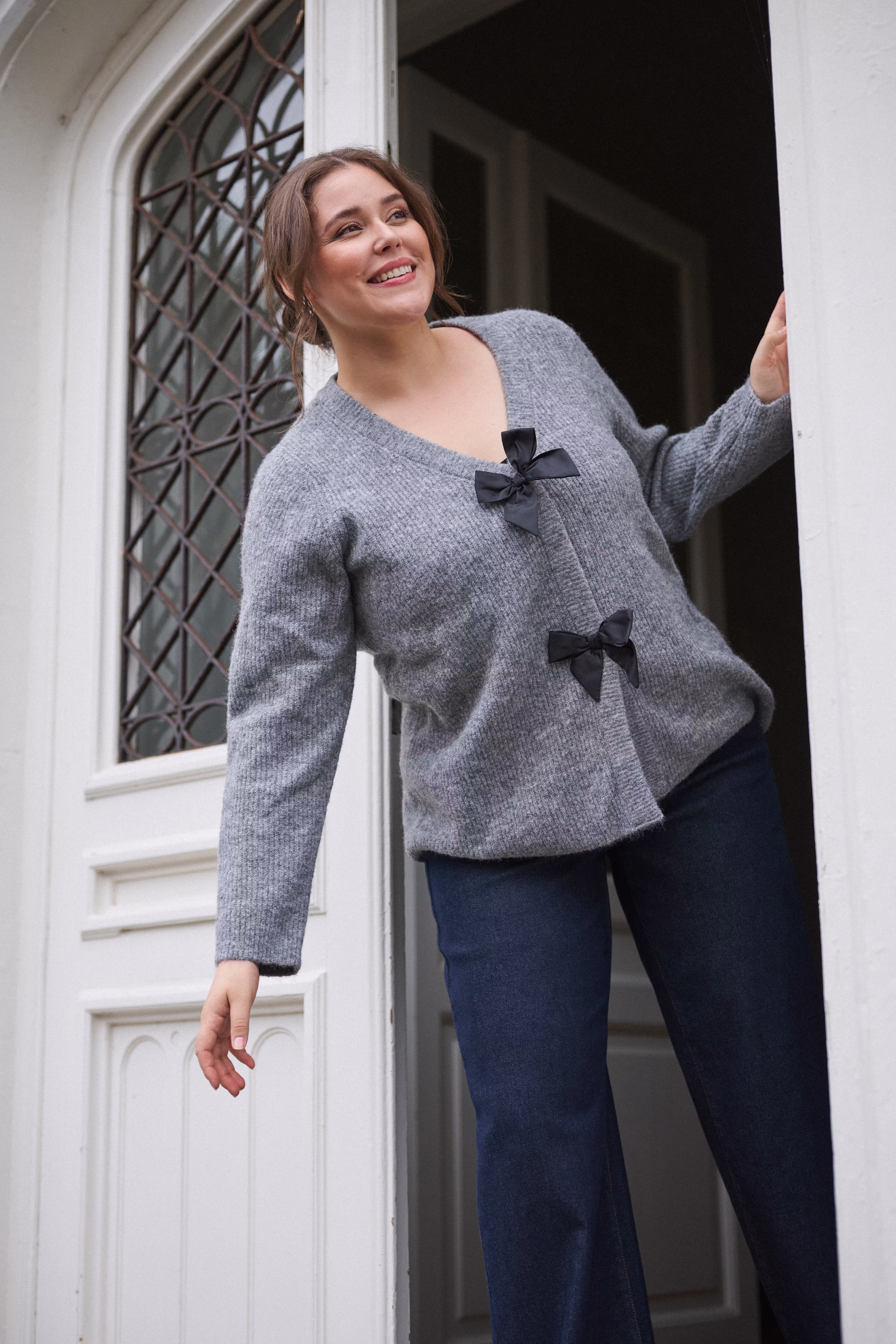 KCmai Cardigan with Bows LOCATION NONE 10584522-100123