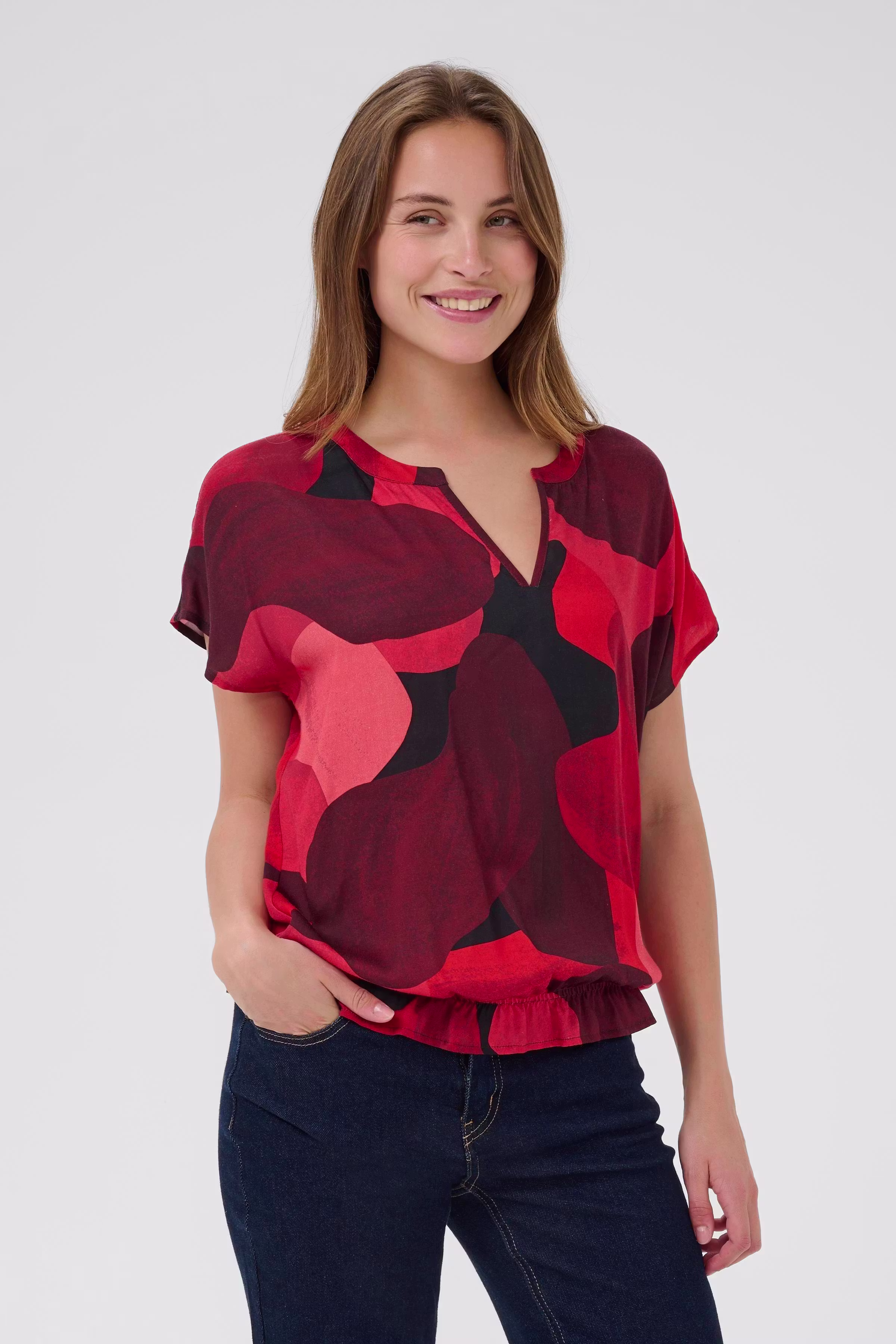 CUdana Bluse LOOKBOOK FRONT 50110179-108496