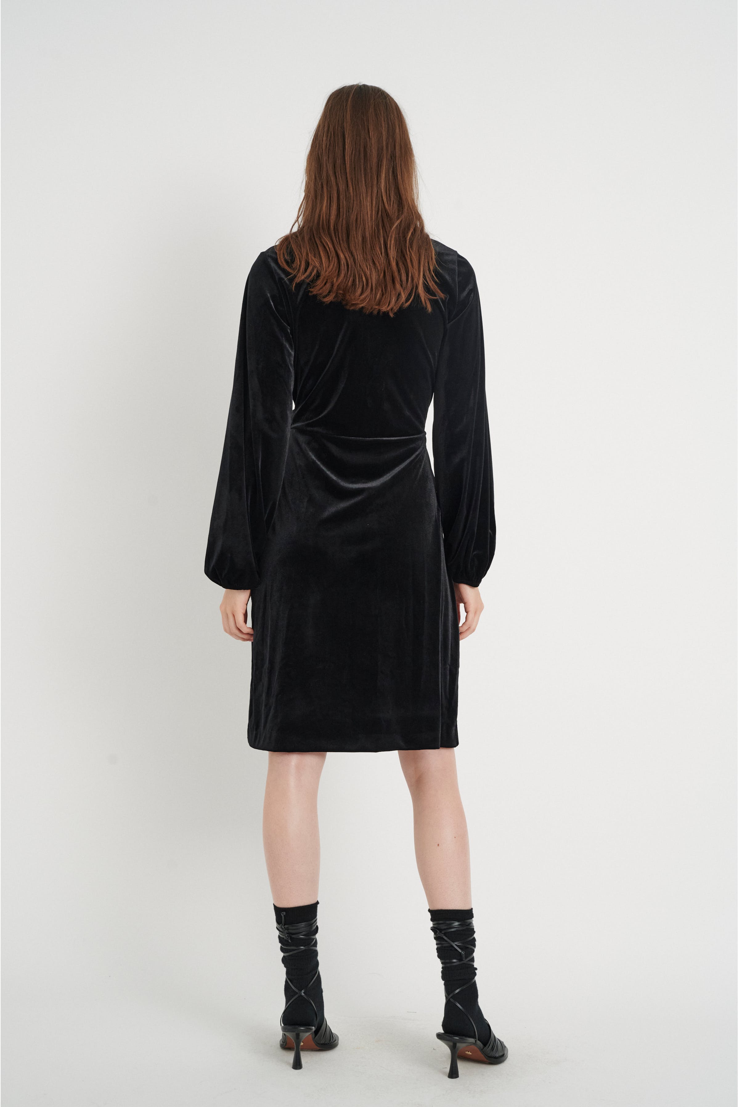 GorielIW Velour Kjole LOOKBOOK BACK 30106706-194008