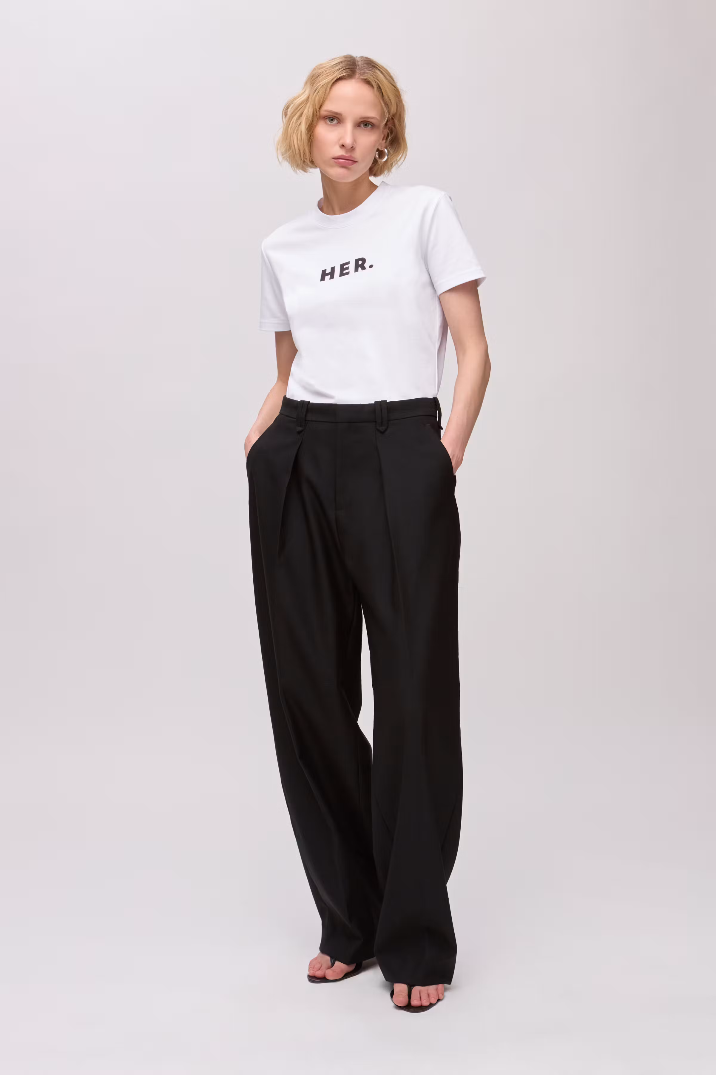IOPinta Trousers LOOKBOOK FRONT 30600133-BK999