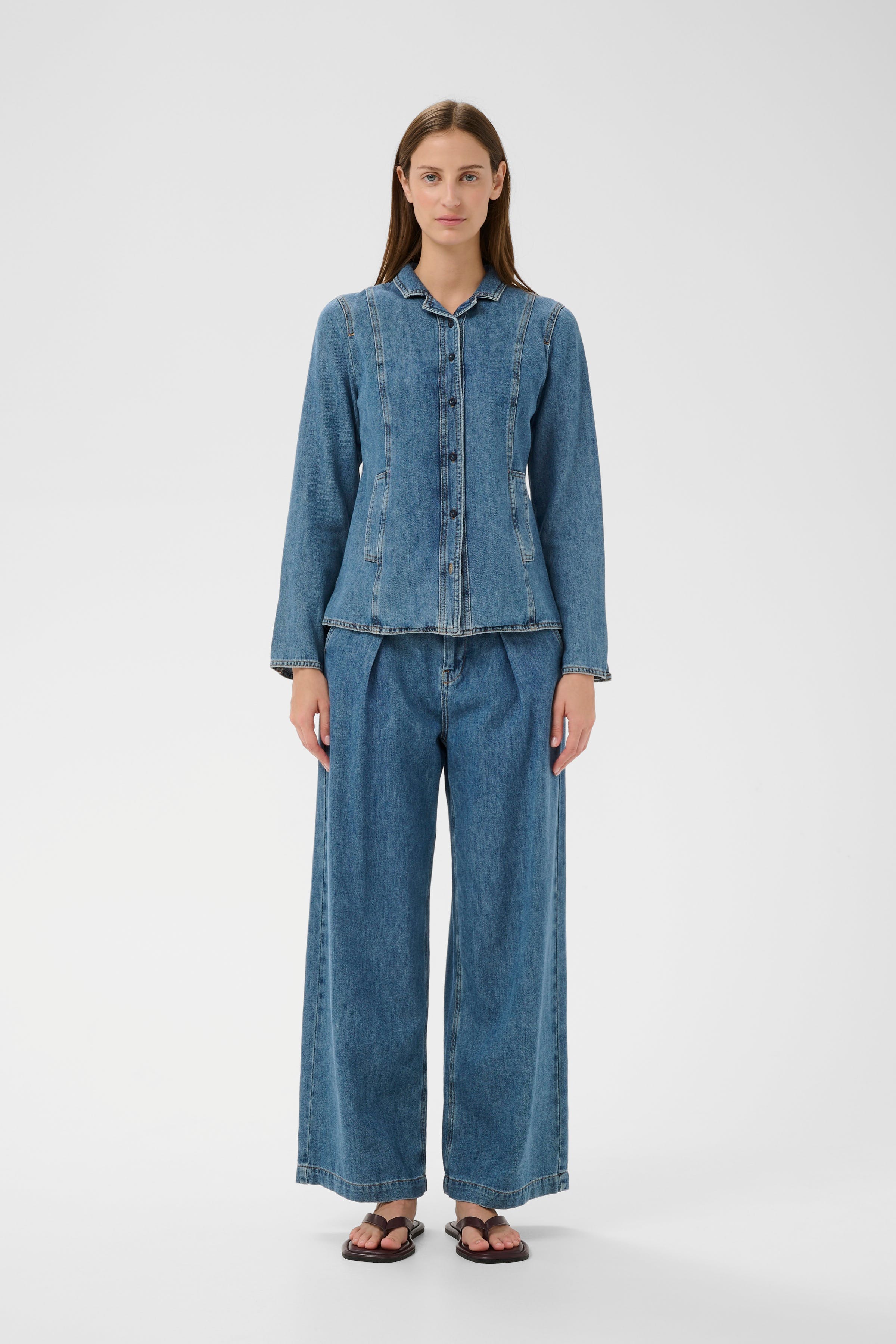 DOPHINAIW WIDE Broek LOOKBOOK FRONT 30112324-900006619