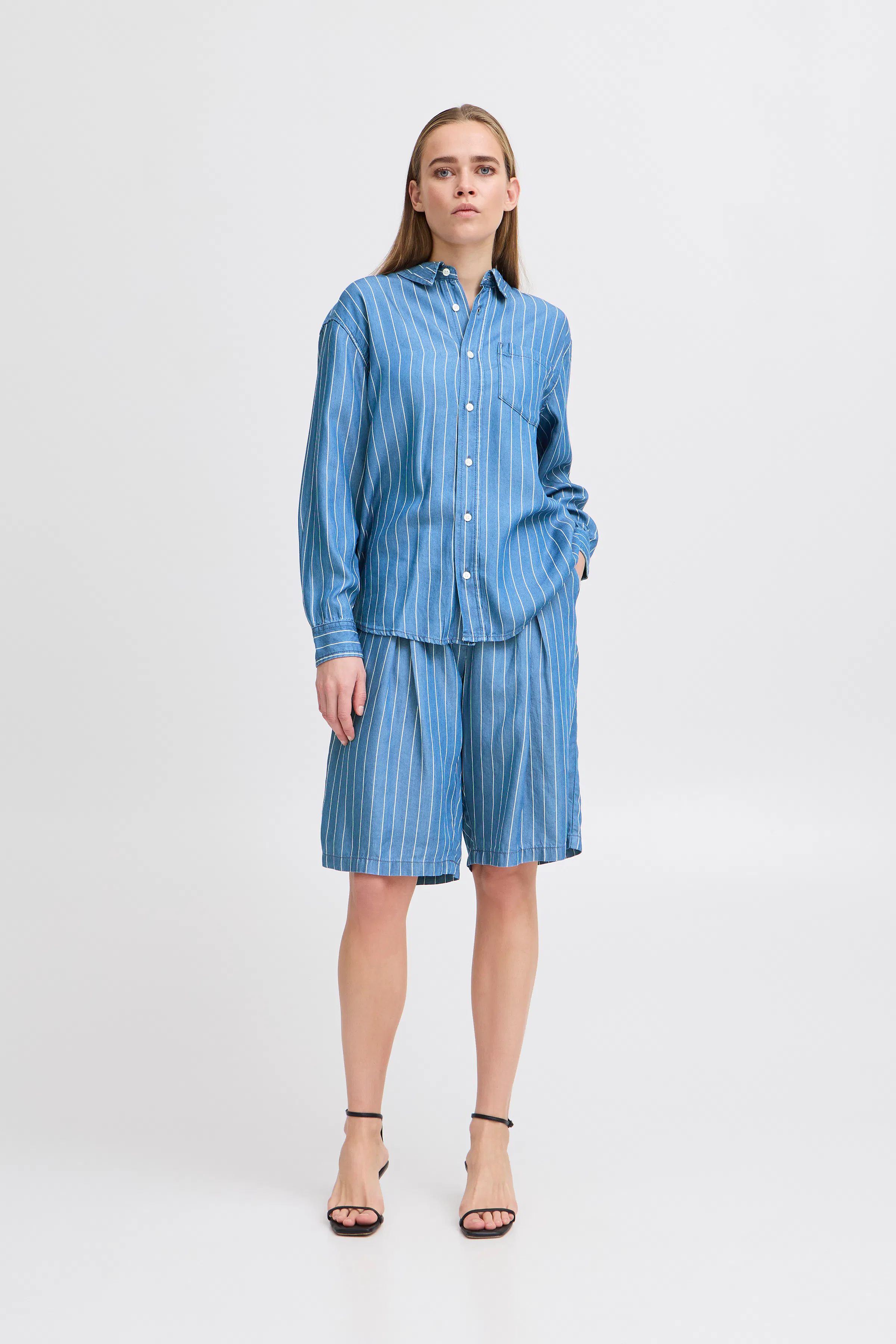 IHBECCOS Denim shirt LOOKBOOK FRONT 20122779-201166