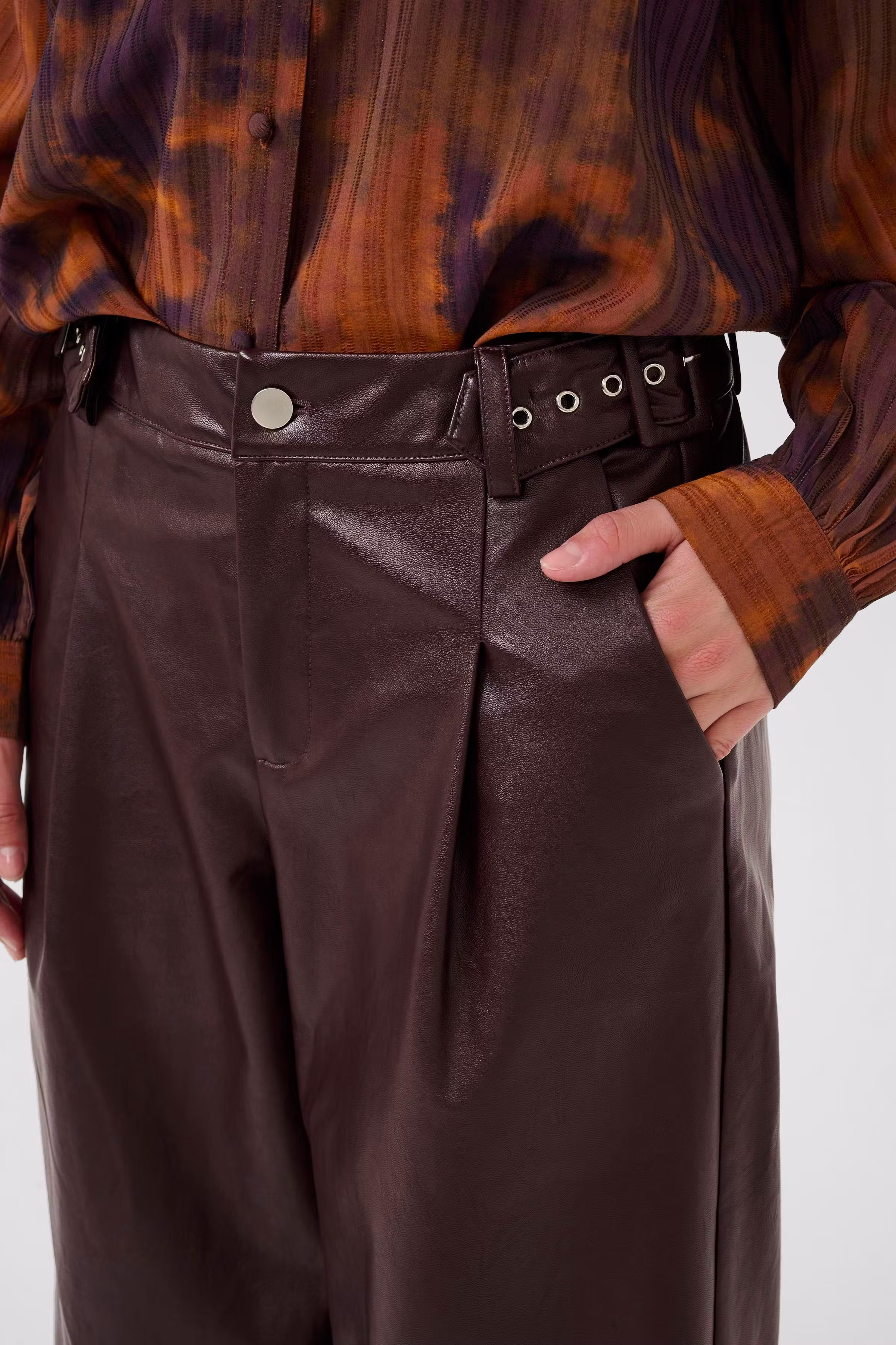 CUlilli bukser i imiteret læder LOOKBOOK DETAIL 50112252-191625