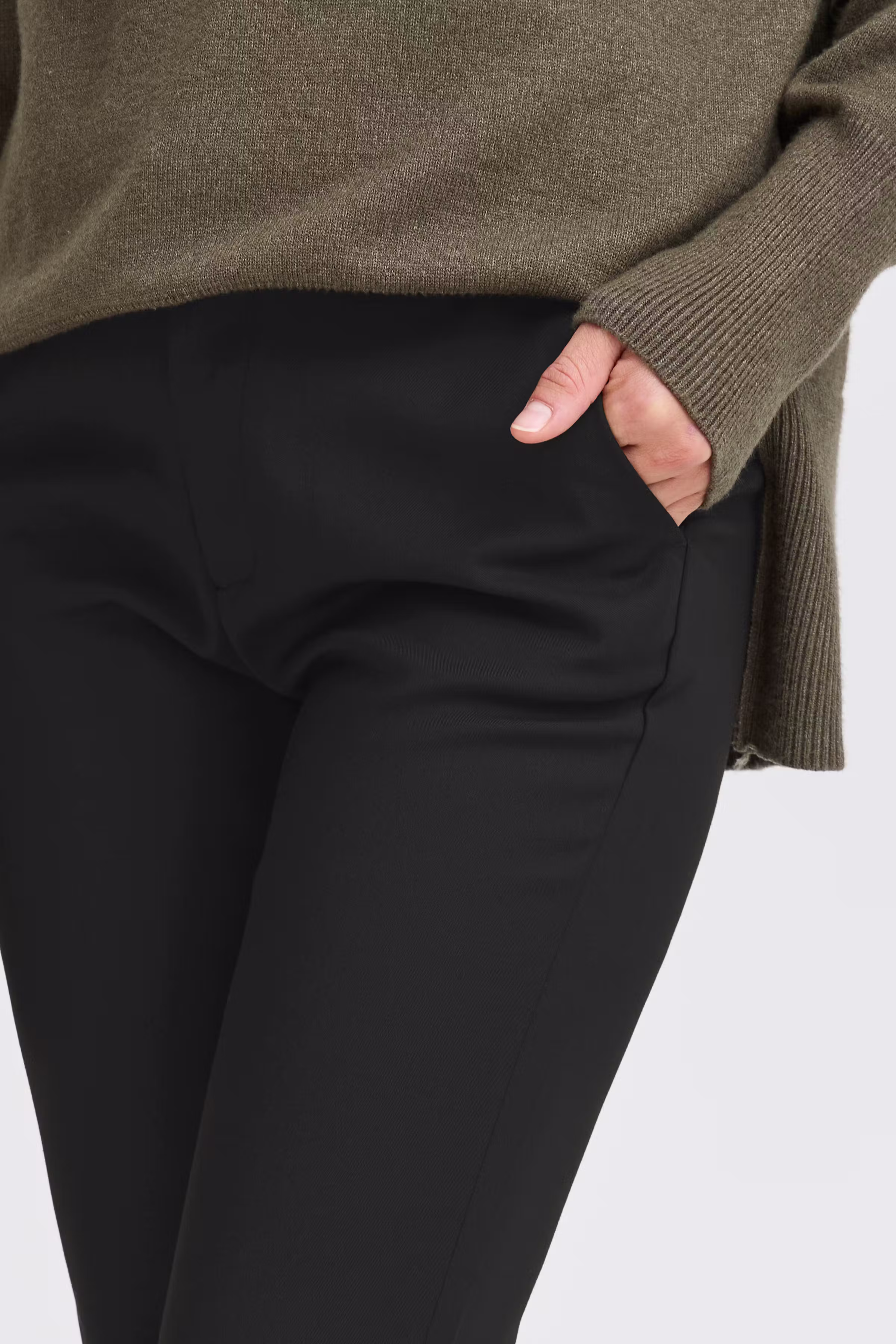 PZBINDY High Waist Long Skinny Leg Bukser LOOKBOOK DETAIL 50206472-193911