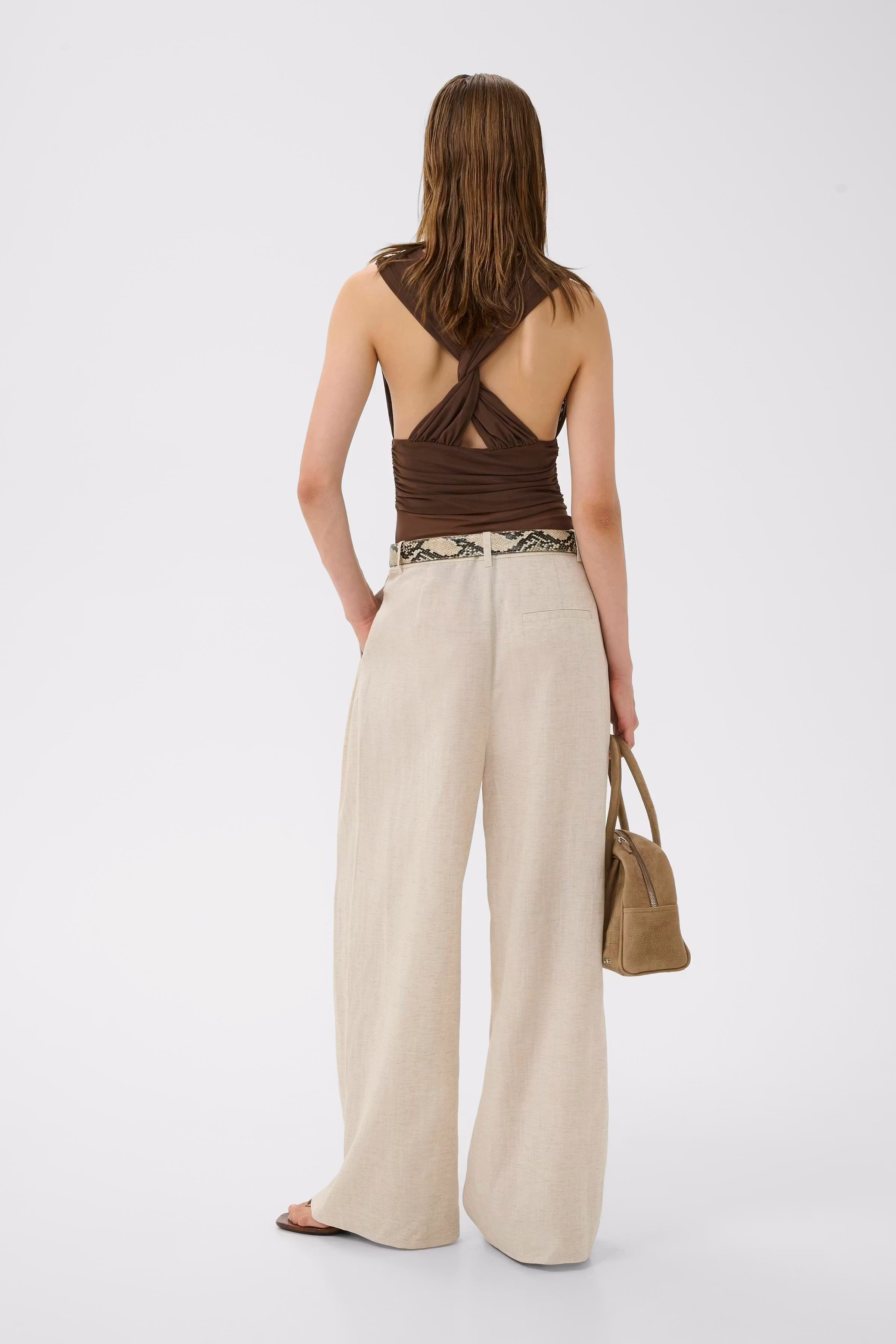 GZriava Leinenhosen LOOKBOOK BACK 10911251-109419