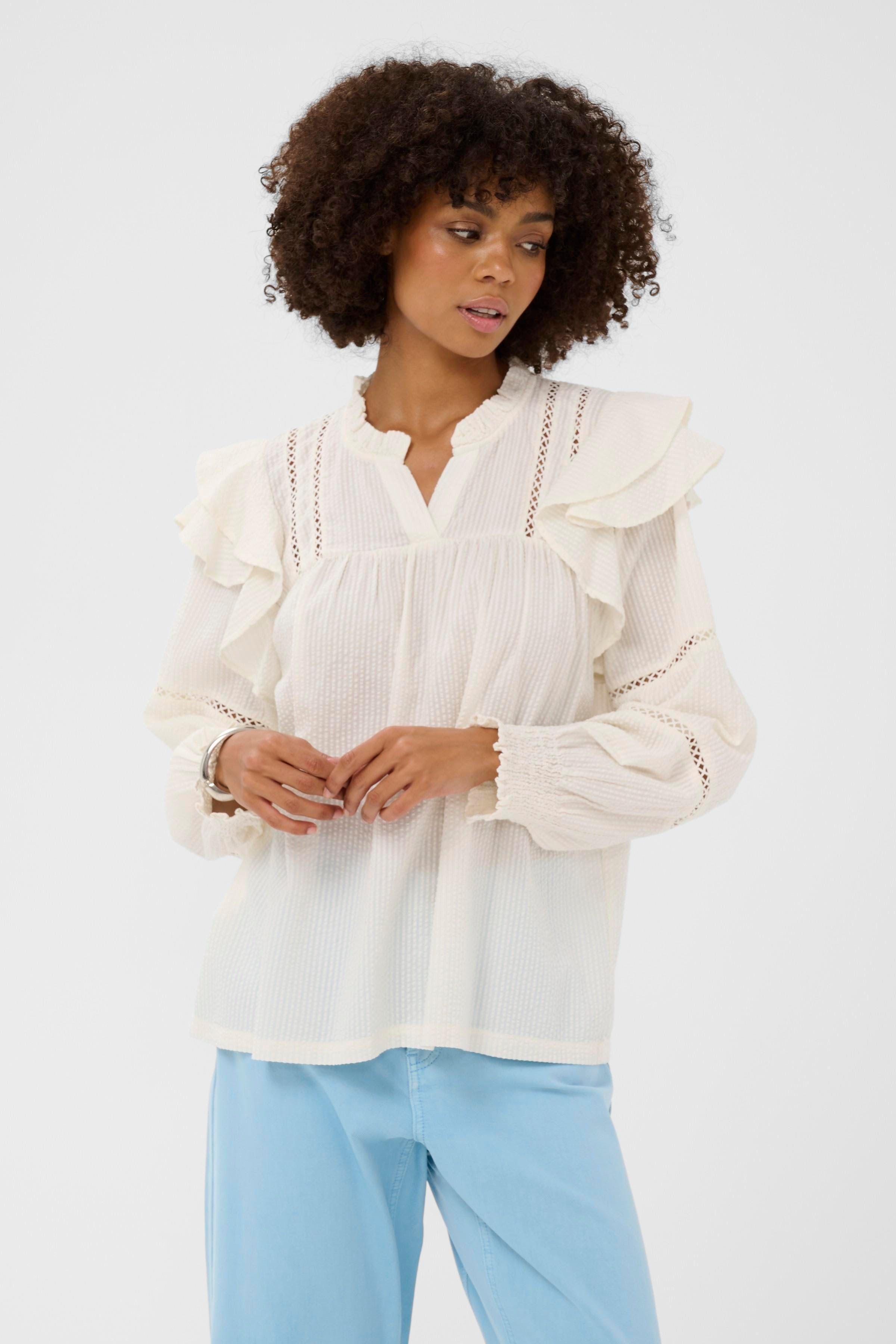 CUannbritt Bluse LOOKBOOK FRONT 50112872-500013