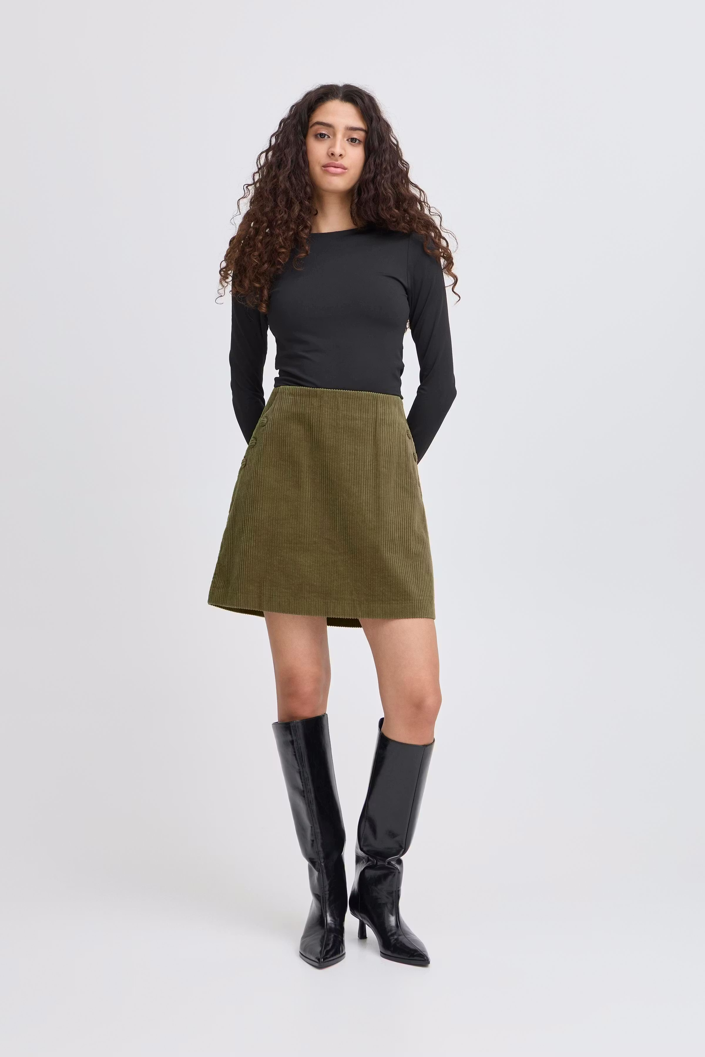 IHFOCARO Skjørt LOOKBOOK FRONT 20124120-170517