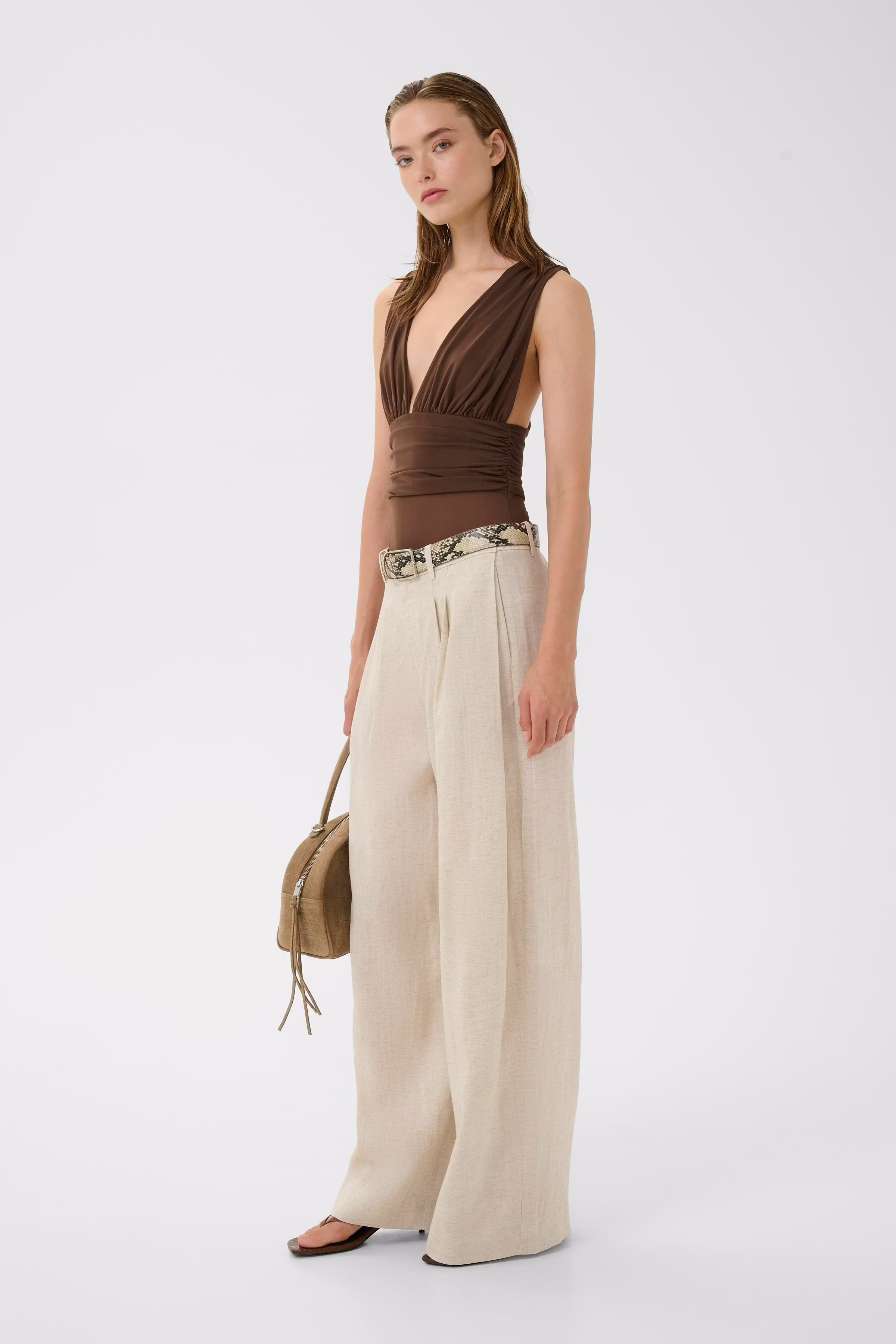 GZriava Leinenhosen LOOKBOOK FRONT 10911251-109419