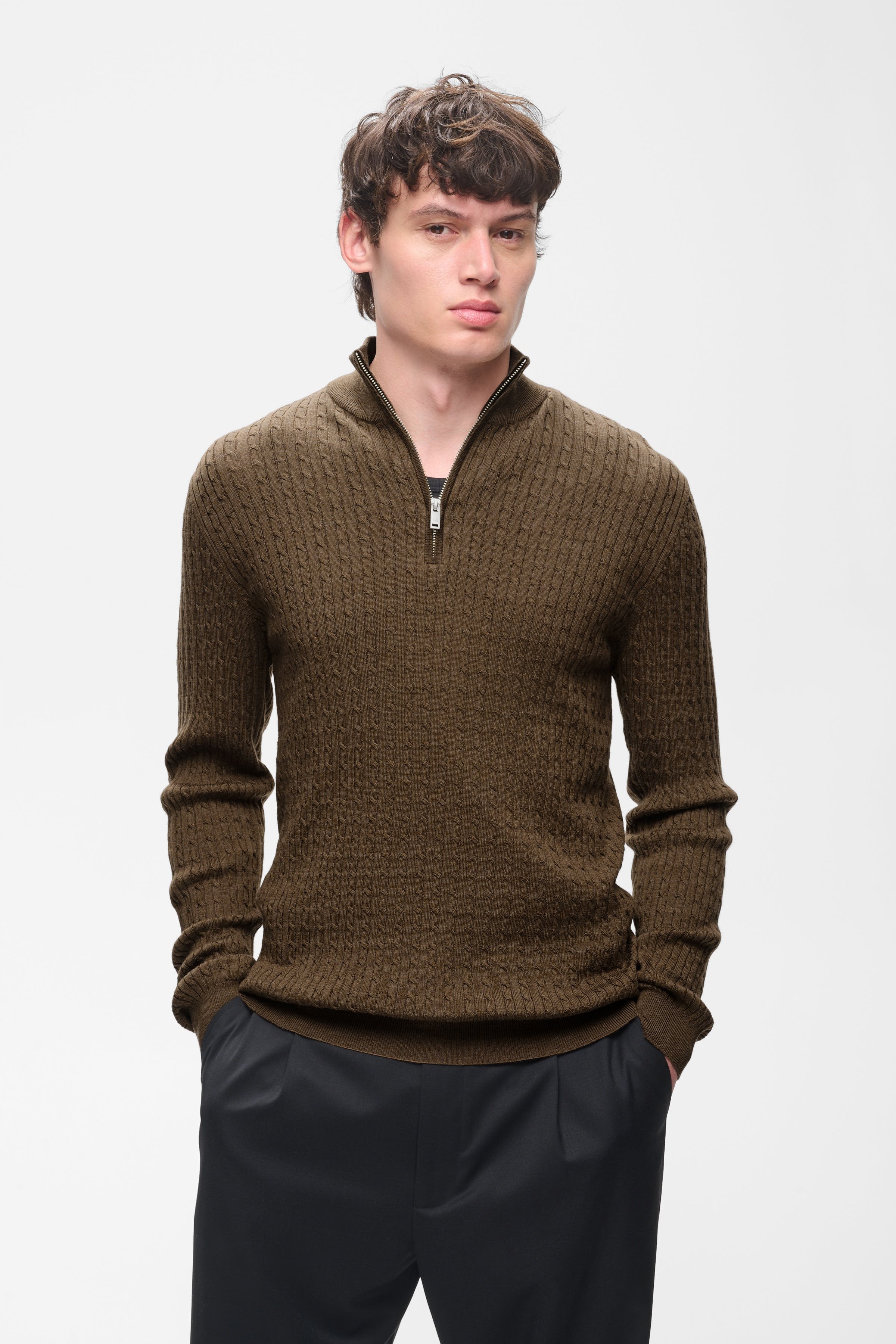 MAmason Merino Pullover LOOKBOOK FRONT 30207108-1809281