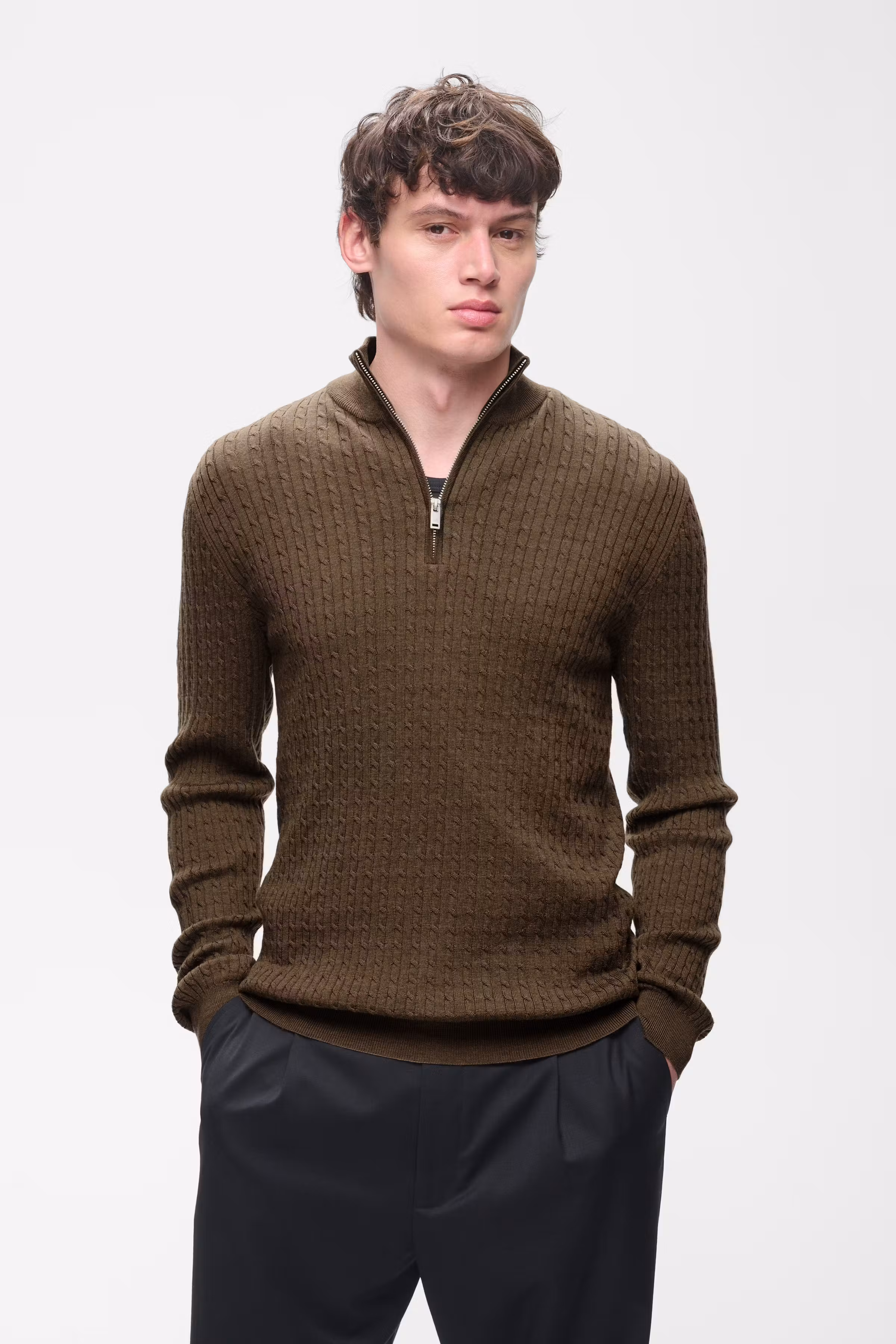 MAmason Merino Pullover LOOKBOOK FRONT 30207108-1809281