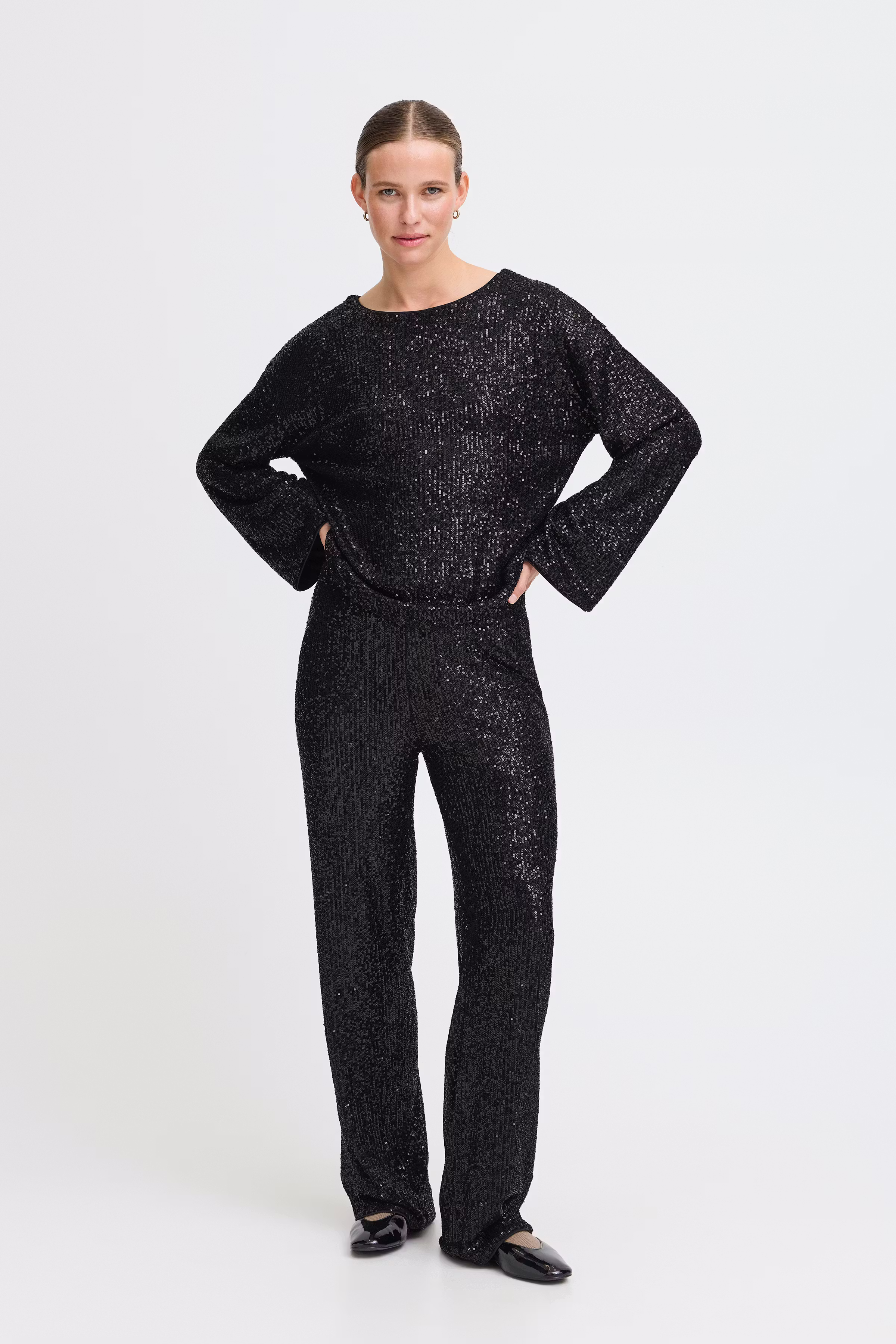 BYSOLIA Bukser LOOKBOOK FRONT 20815938-200451