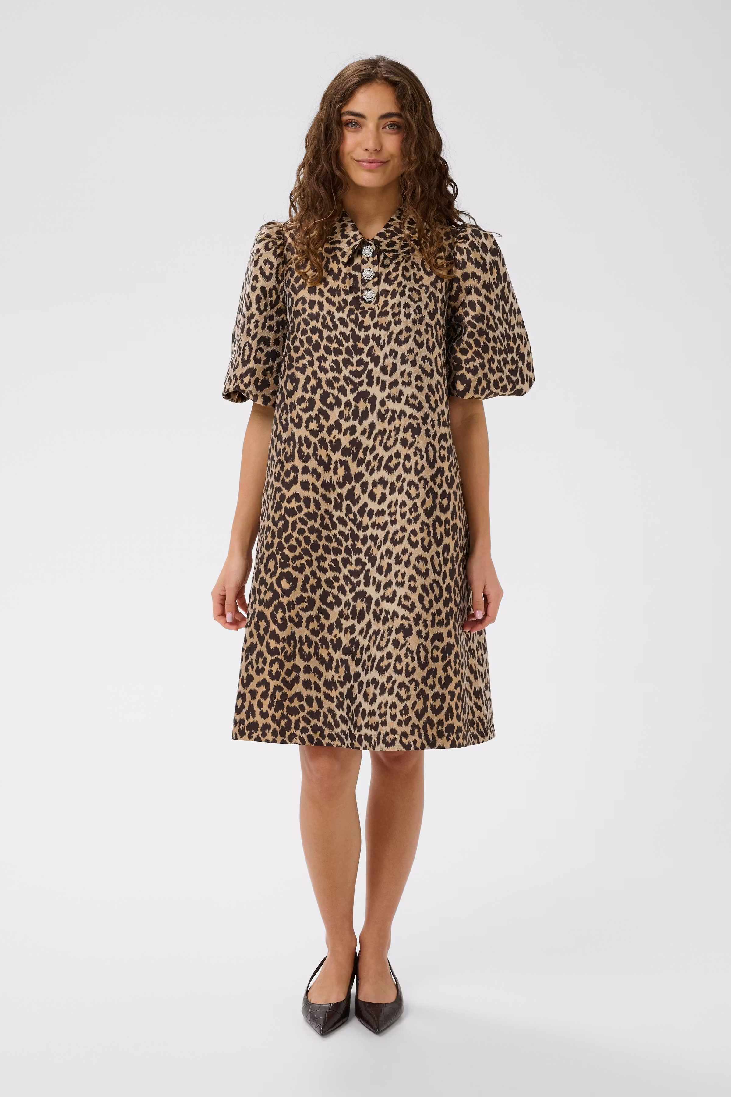 CUcarol Leopardkleid LOOKBOOK FRONT 50112375-107401