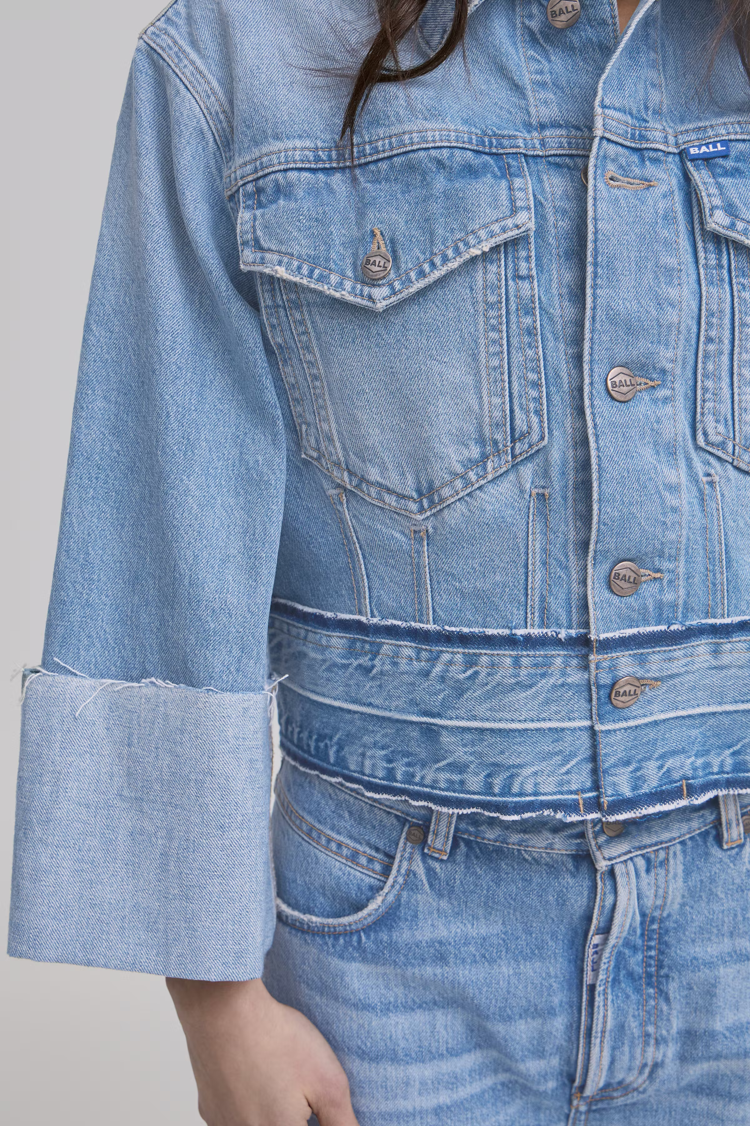 BASERAFINA kurze Jacke LOOKBOOK DETAIL 50405169-204625