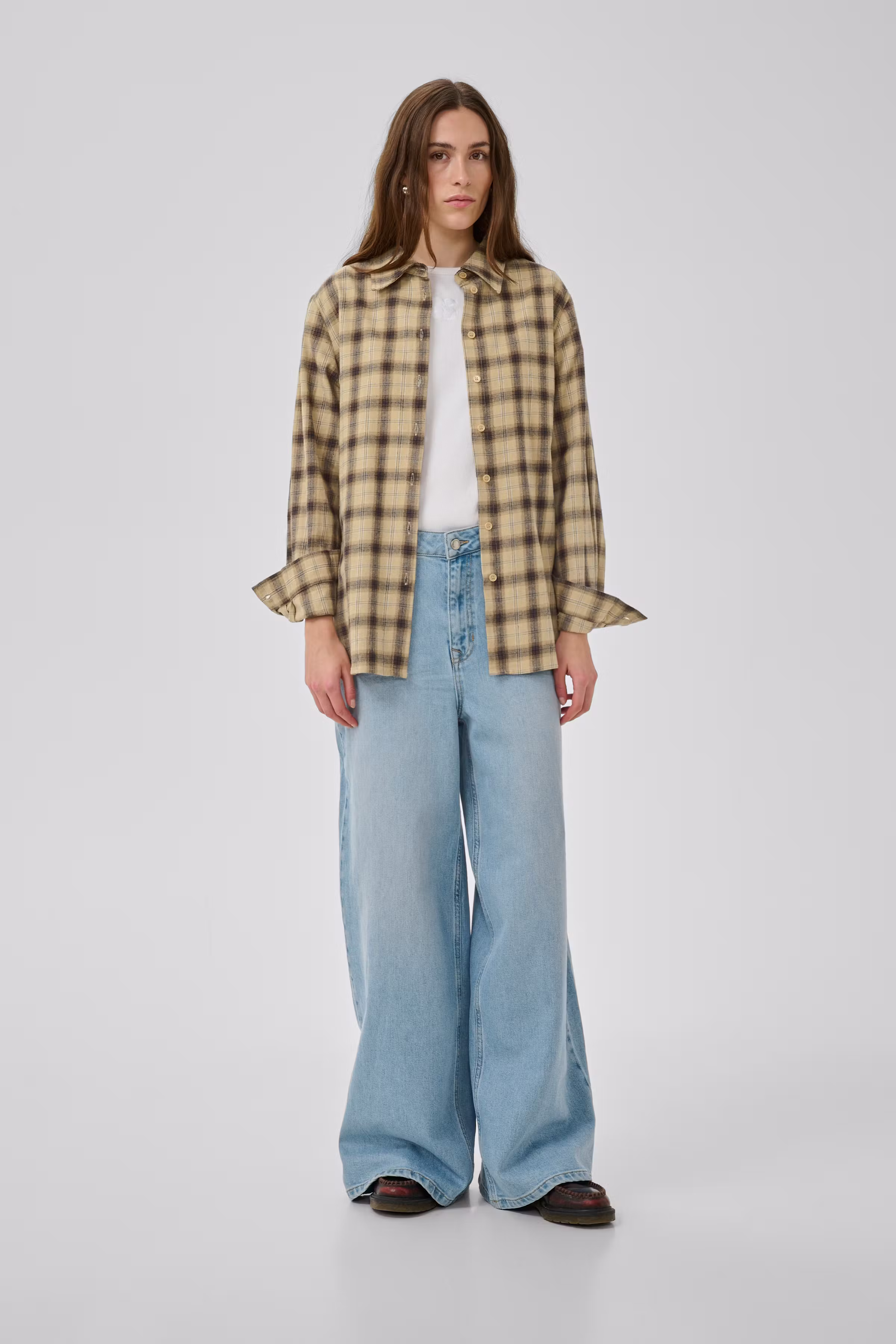 MWSahim Kariertes Hemd LOOKBOOK FRONT 10705444-109172