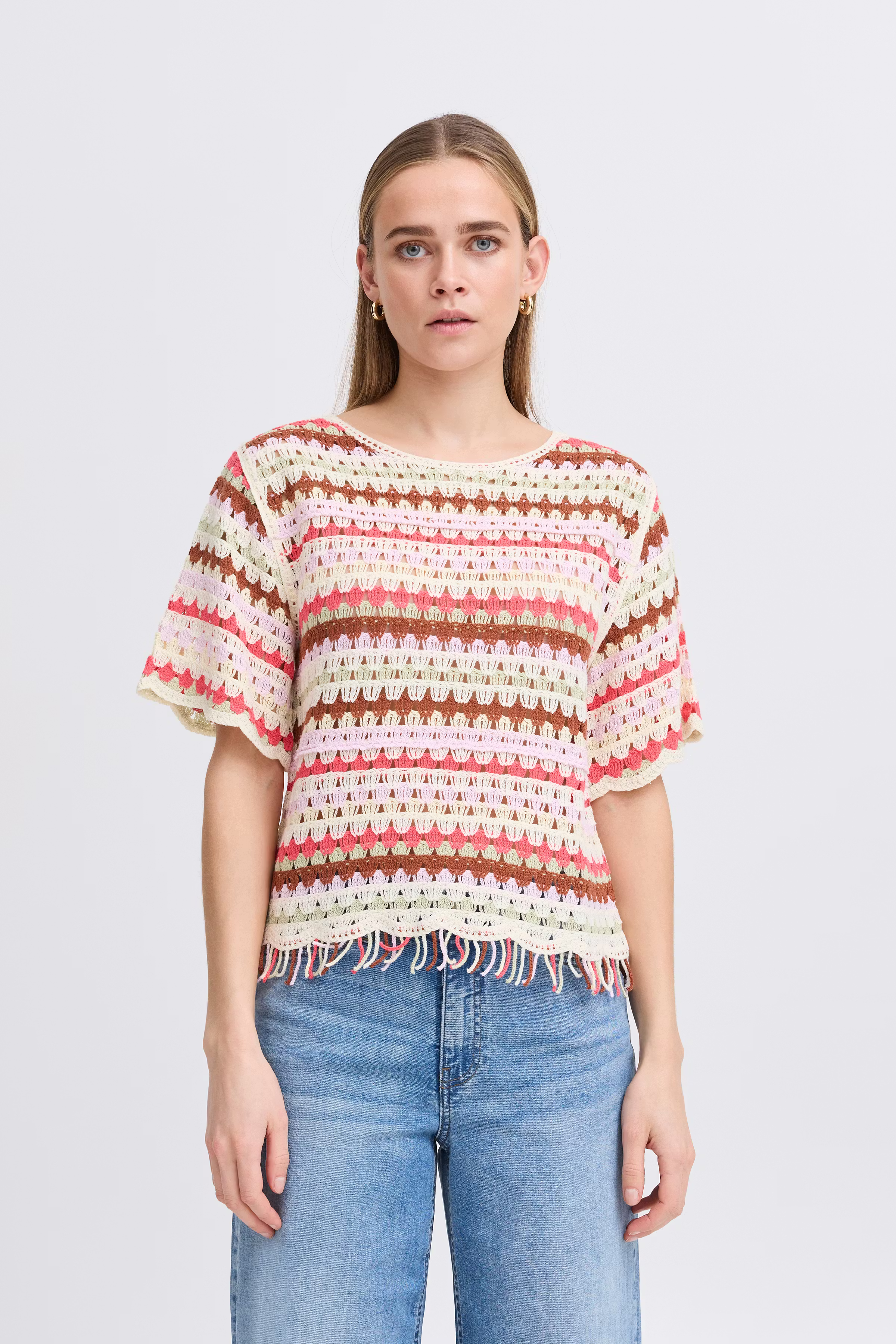 IHBANDIE Kortärmad blus LOOKBOOK FRONT 20122941-200681