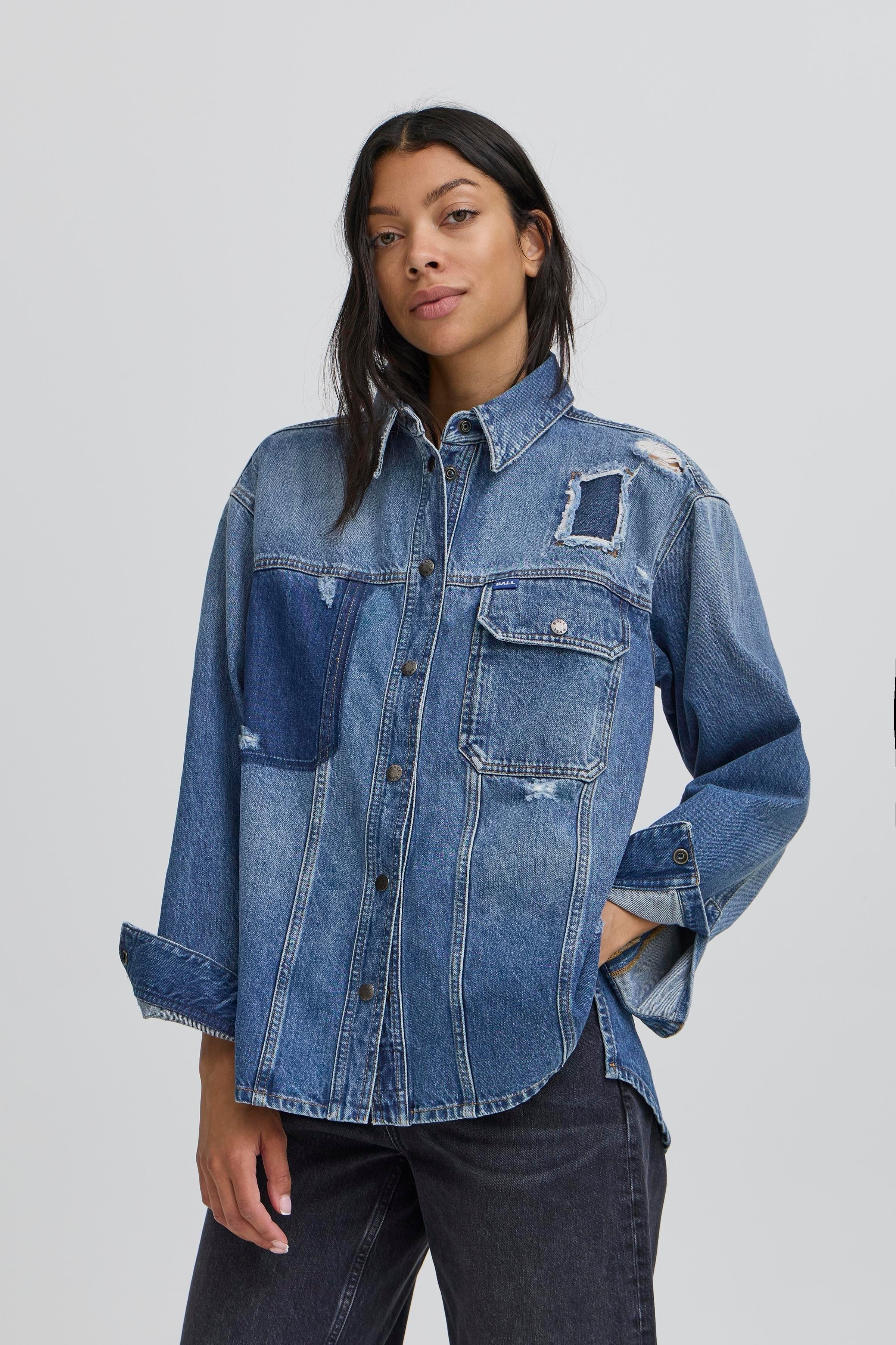 BALUCIA Denim Jacket LOOKBOOK FRONT 50405337-205291