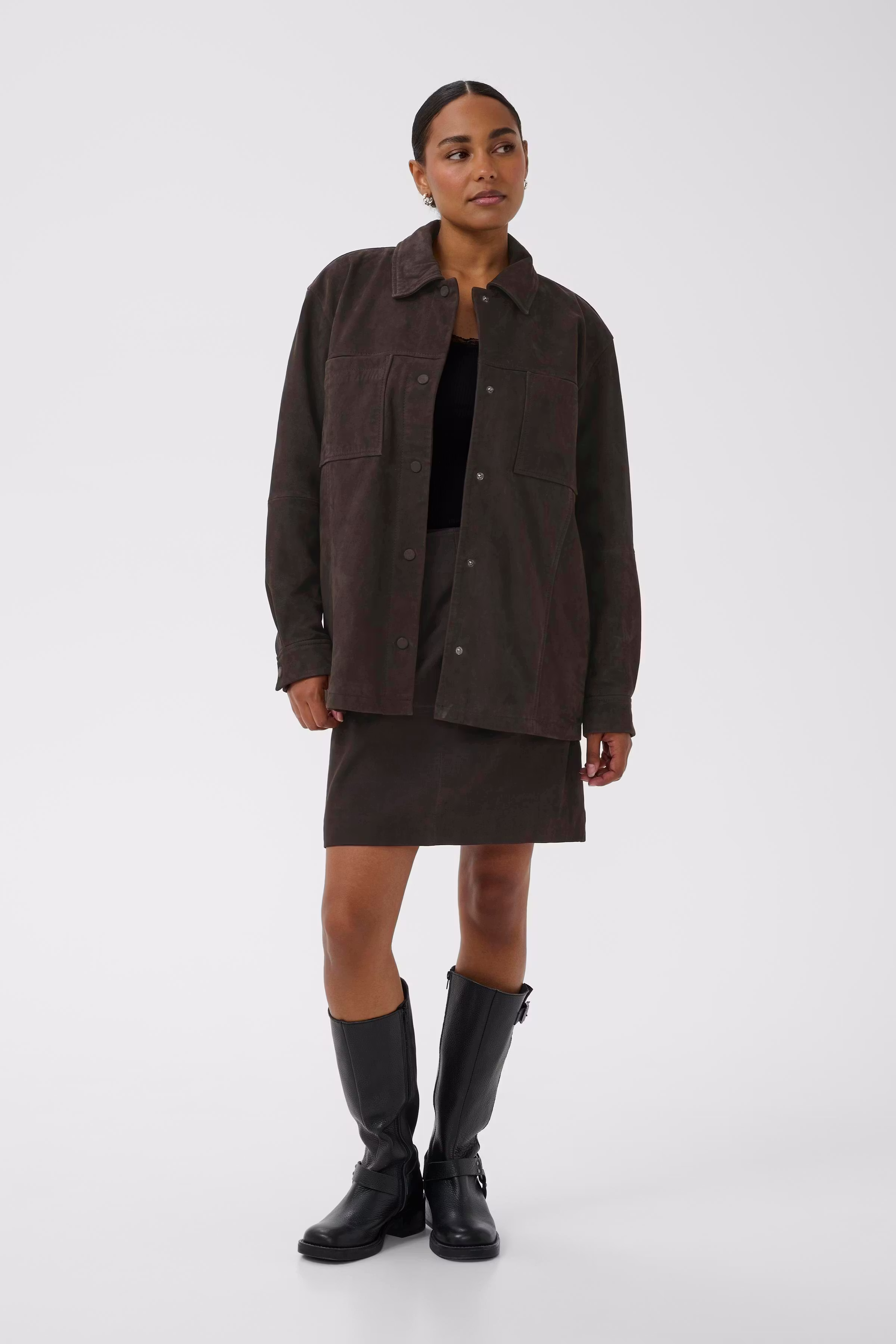 KArachel Veste en Daim LOOKBOOK FRONT 10510809-191111