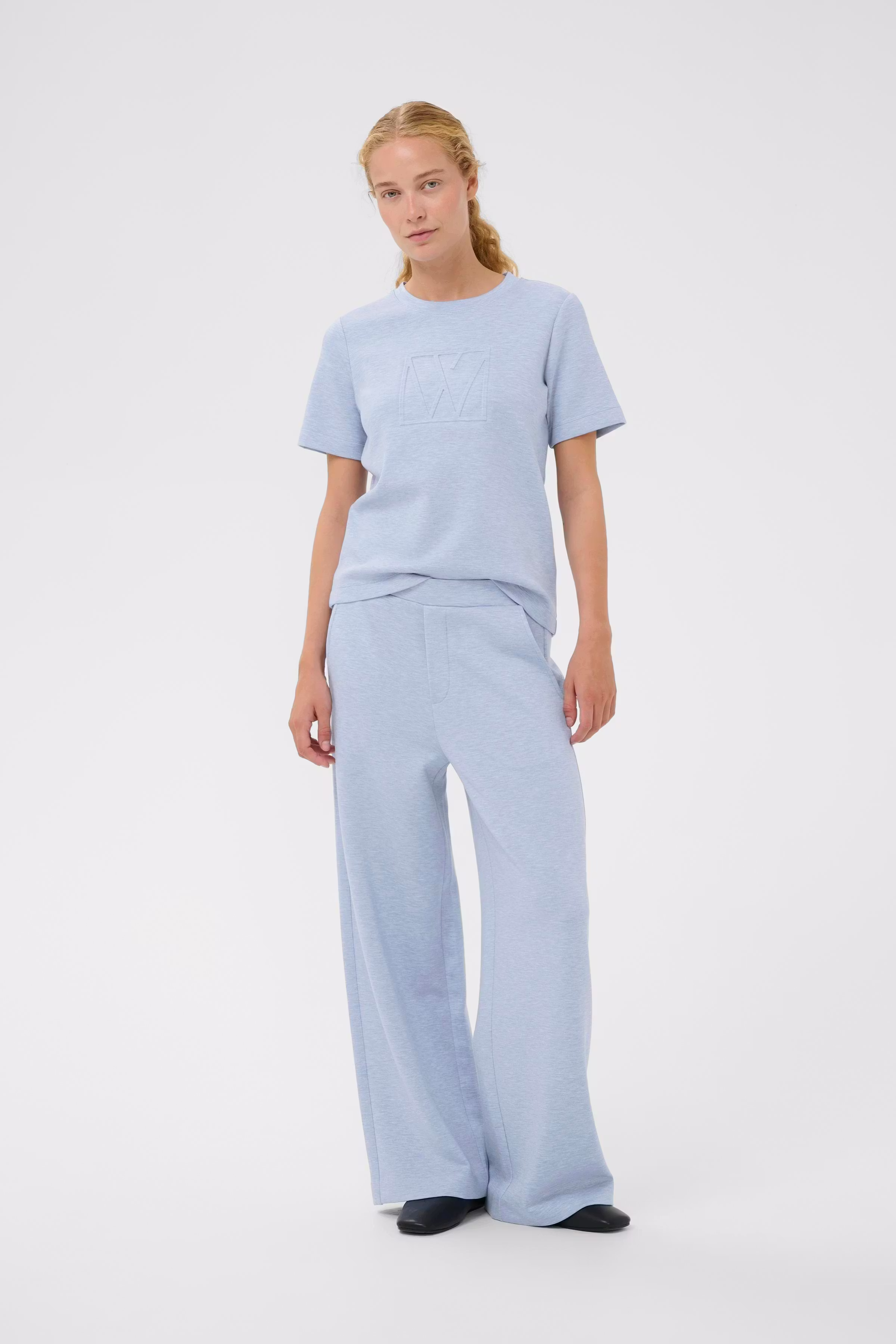 GincetteIW Melange Trousers LOOKBOOK FRONT 30110741-1640221