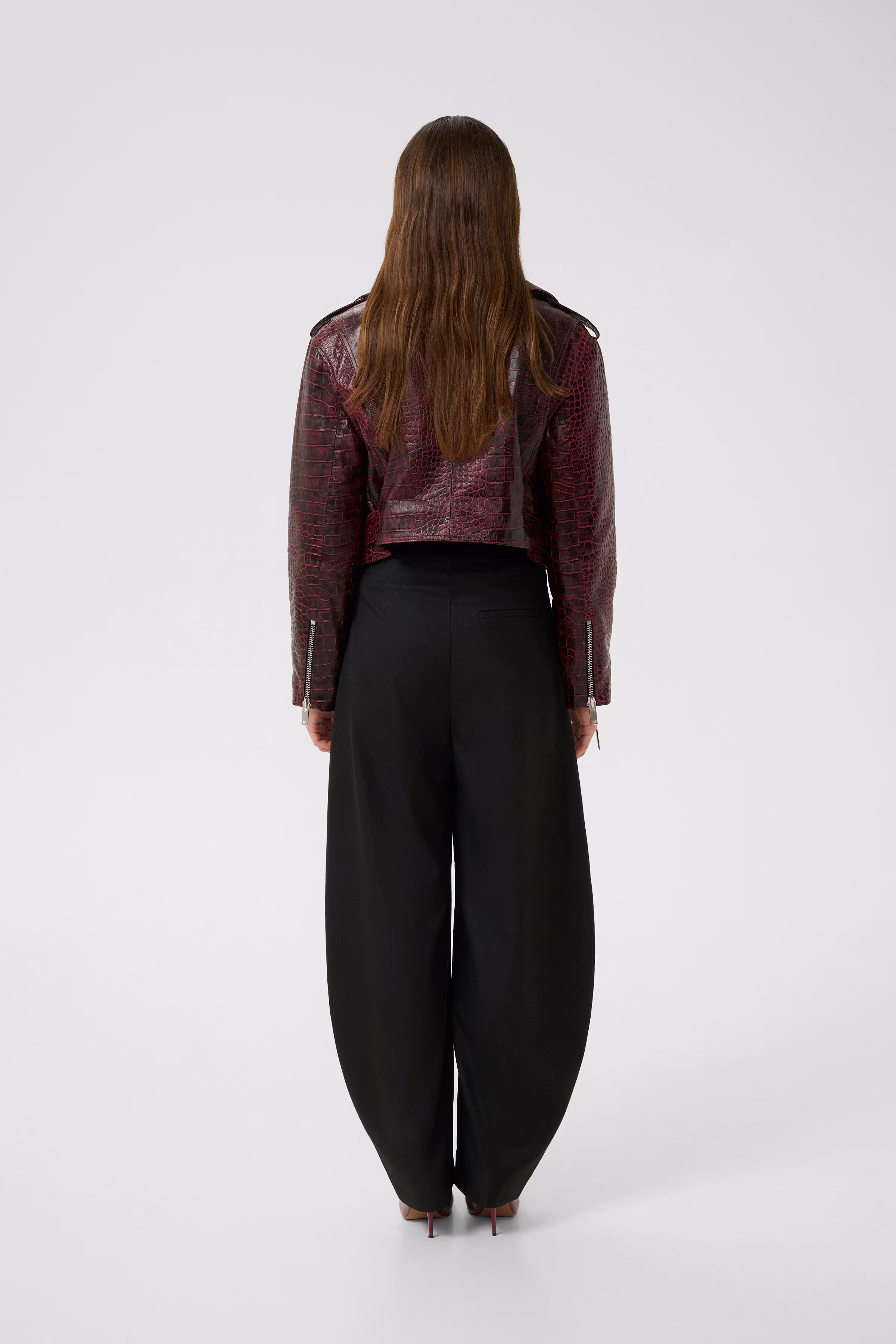 GZbasilia Leren jack LOOKBOOK BACK 10910558-108291