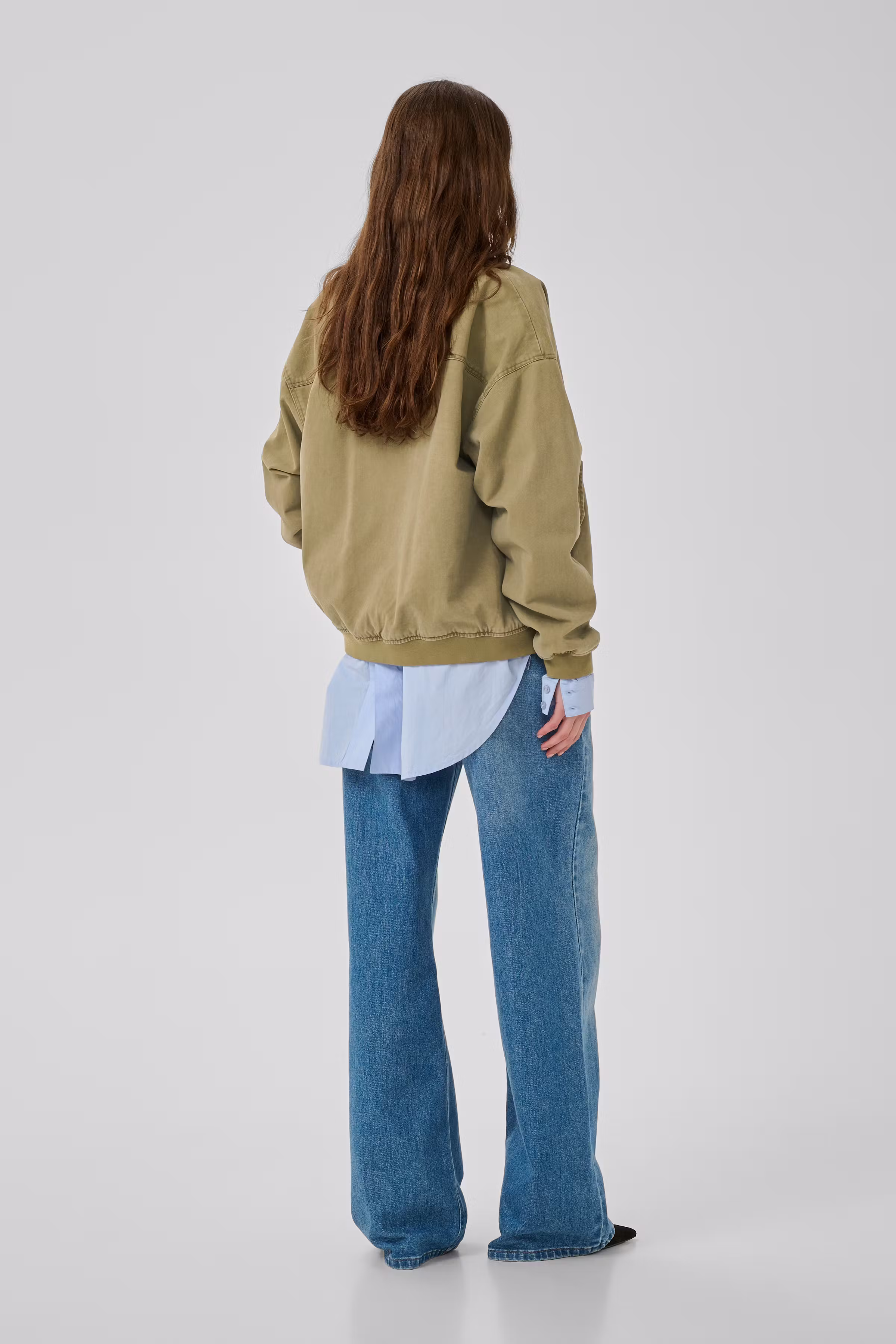 MWLisva Canva jacket LOOKBOOK BACK 10705439-109138