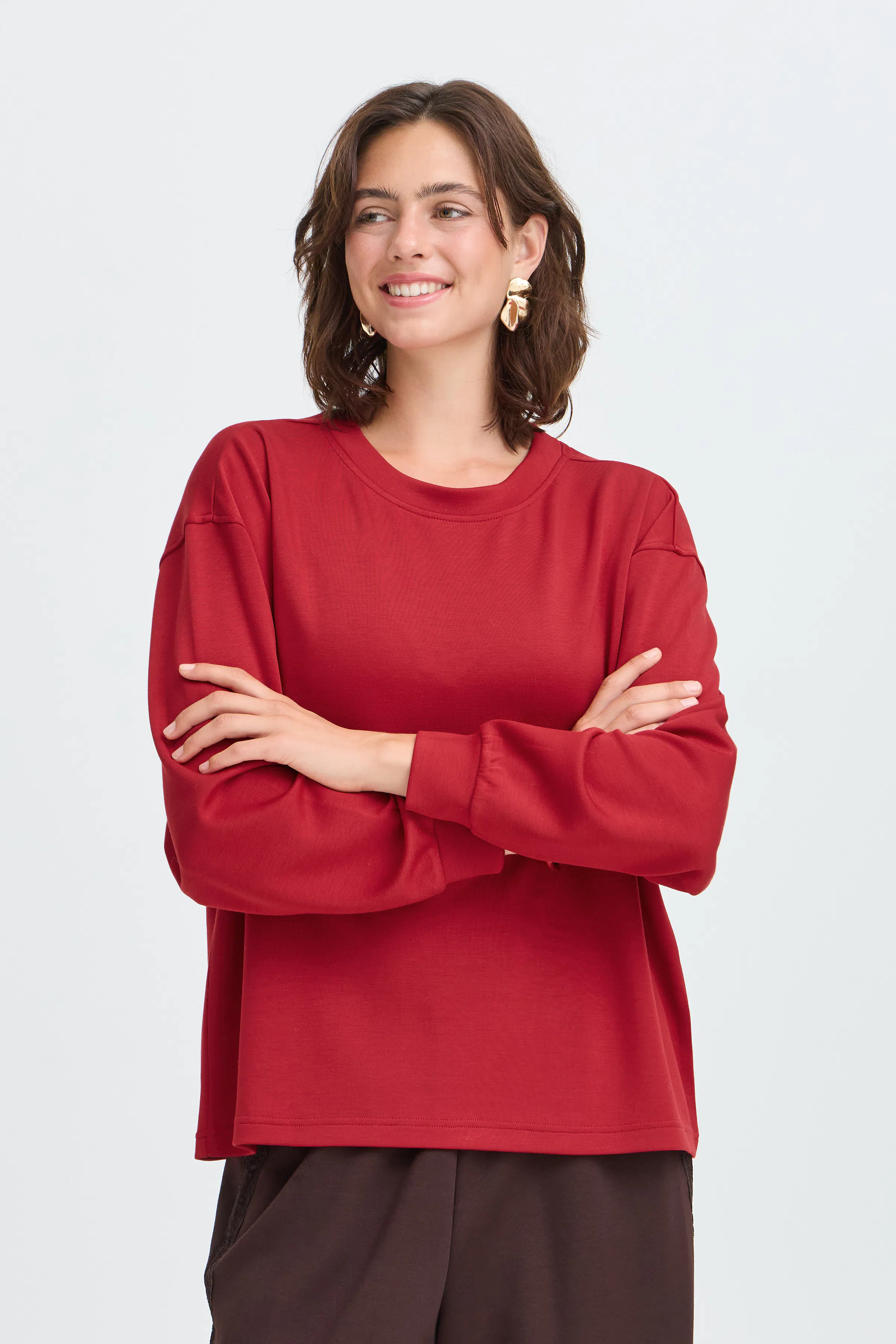 FRAURORA PU 7 Sweatshirt LOOKBOOK FRONT 20615558-191653