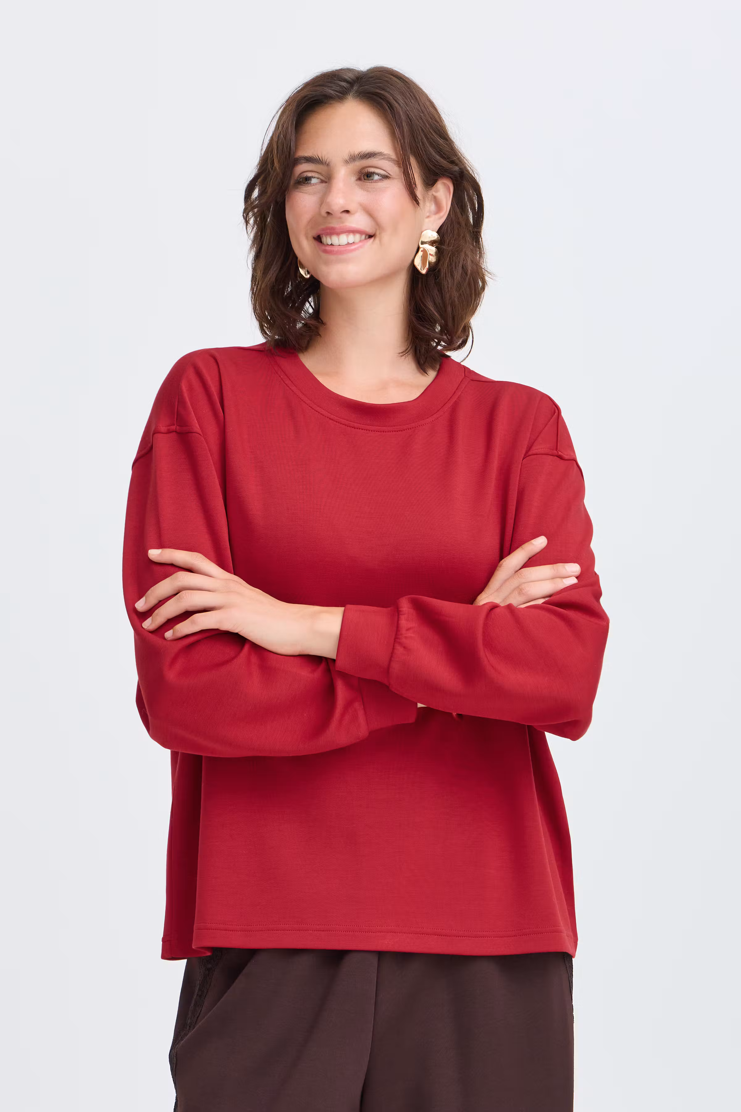 FRAURORA PU 7 Sweatshirt LOOKBOOK FRONT 20615558-191653