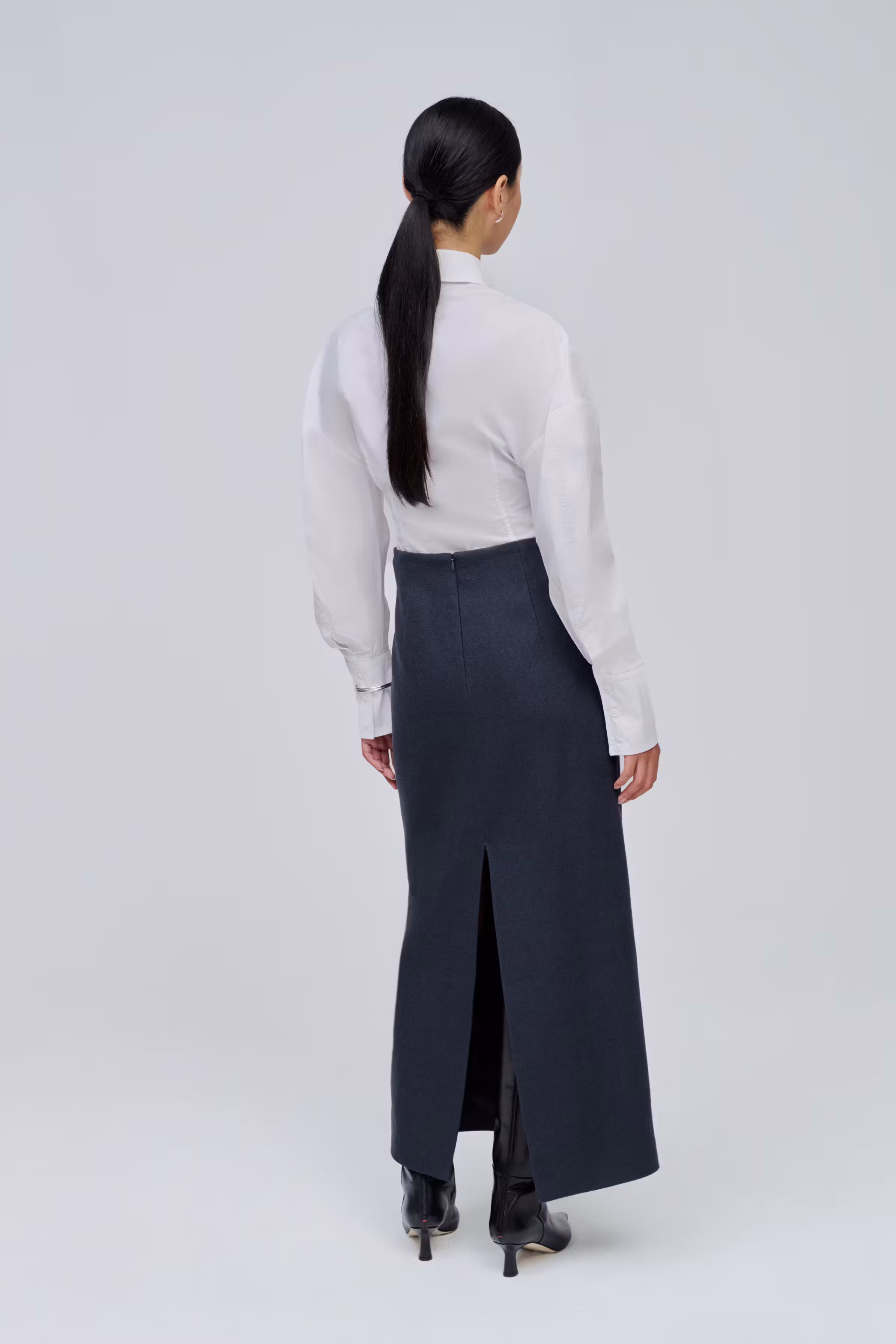 IOSage Skirt LOOKBOOK BACK 30600010-BL862