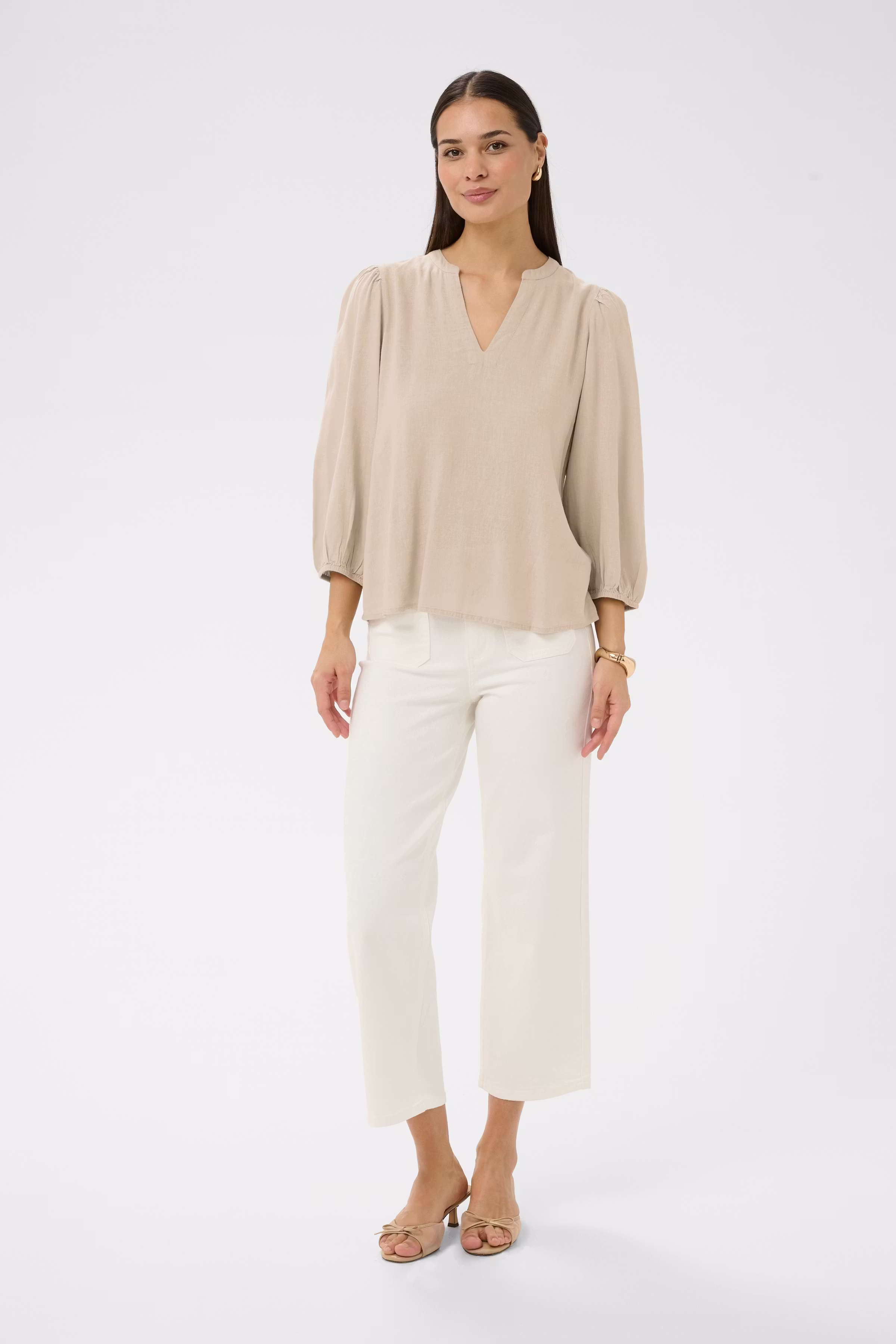 KAmilia Linne Top LOOKBOOK FRONT 10511457-151305