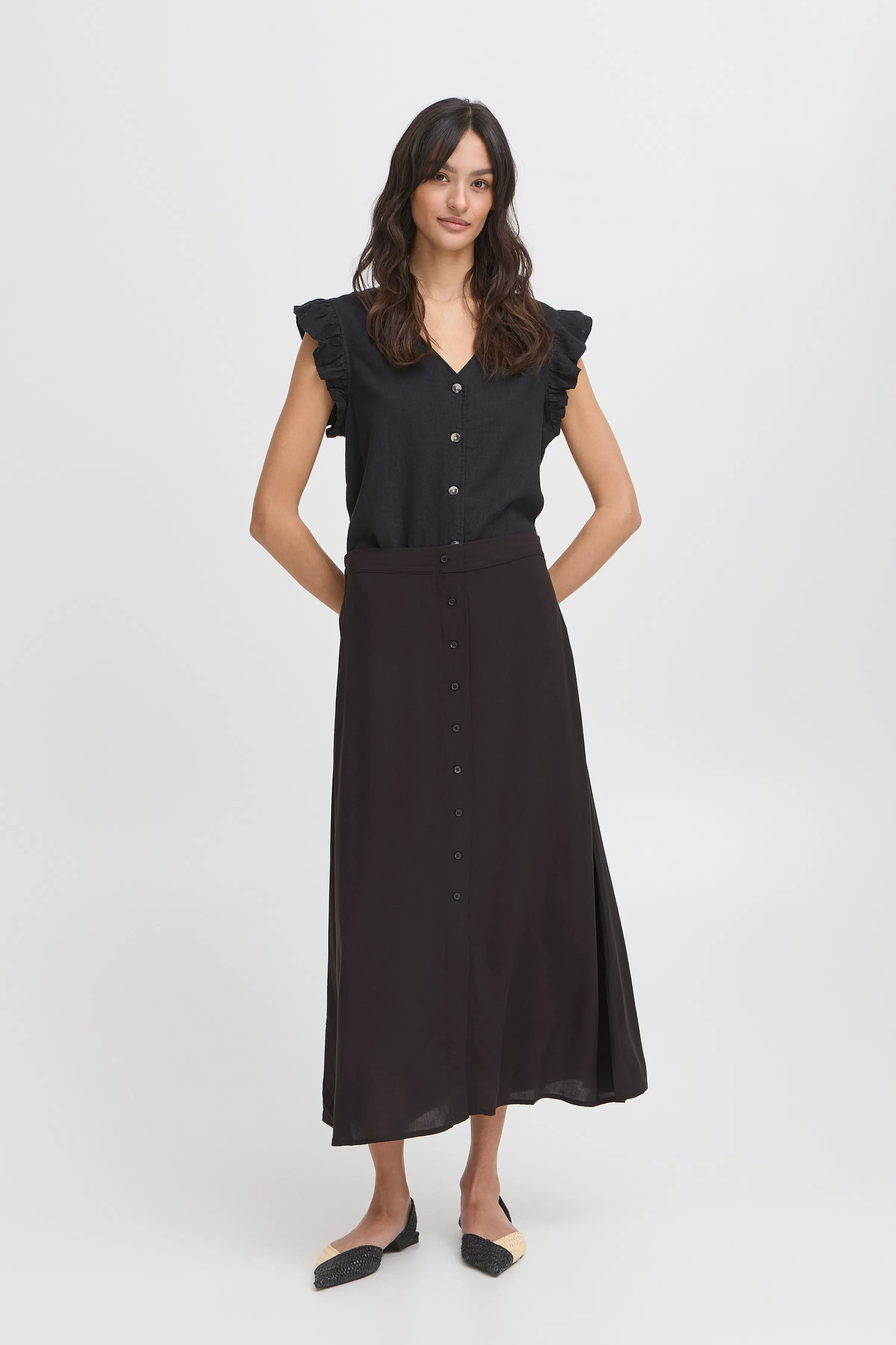 BYMMJOELLA Skjørt LOOKBOOK FRONT 20816524-200451