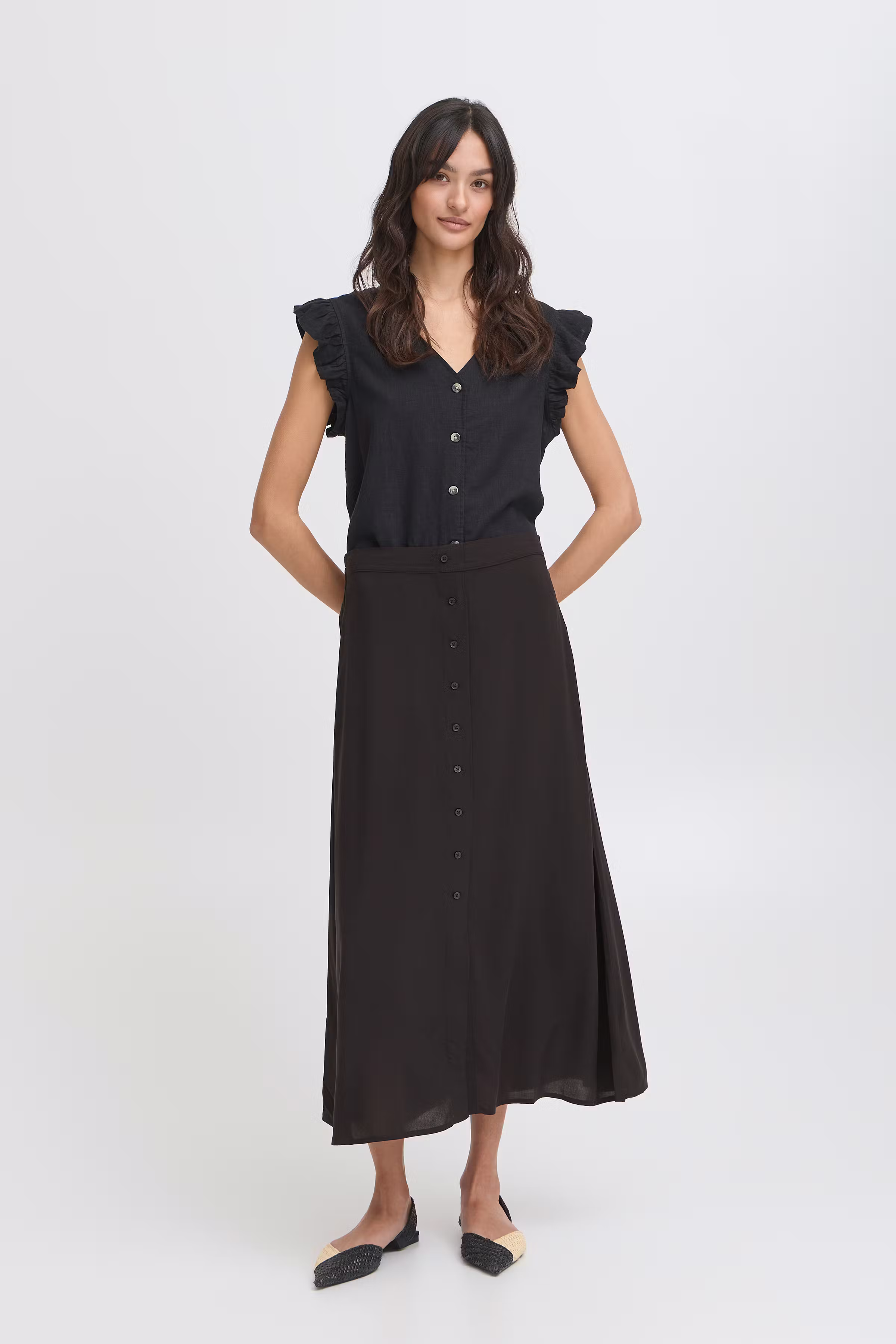 BYMMJOELLA Skjørt LOOKBOOK FRONT 20816524-200451