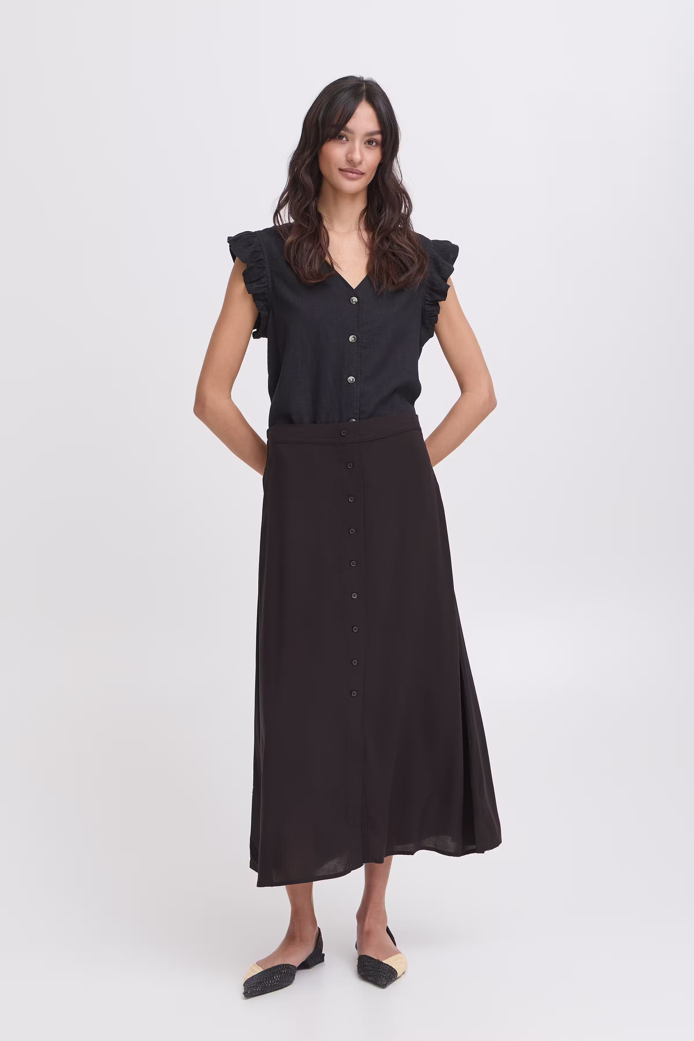 BYMMJOELLA Skjørt LOOKBOOK FRONT 20816524-200451