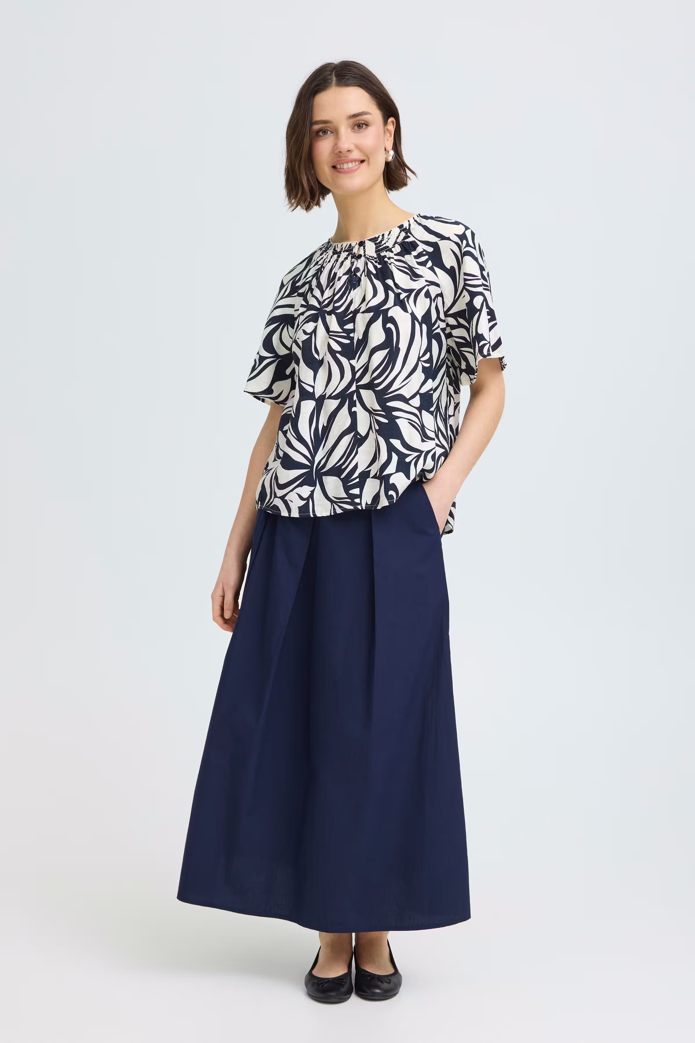 FRARIANA Bluse LOOKBOOK FRONT 20617533-900010587