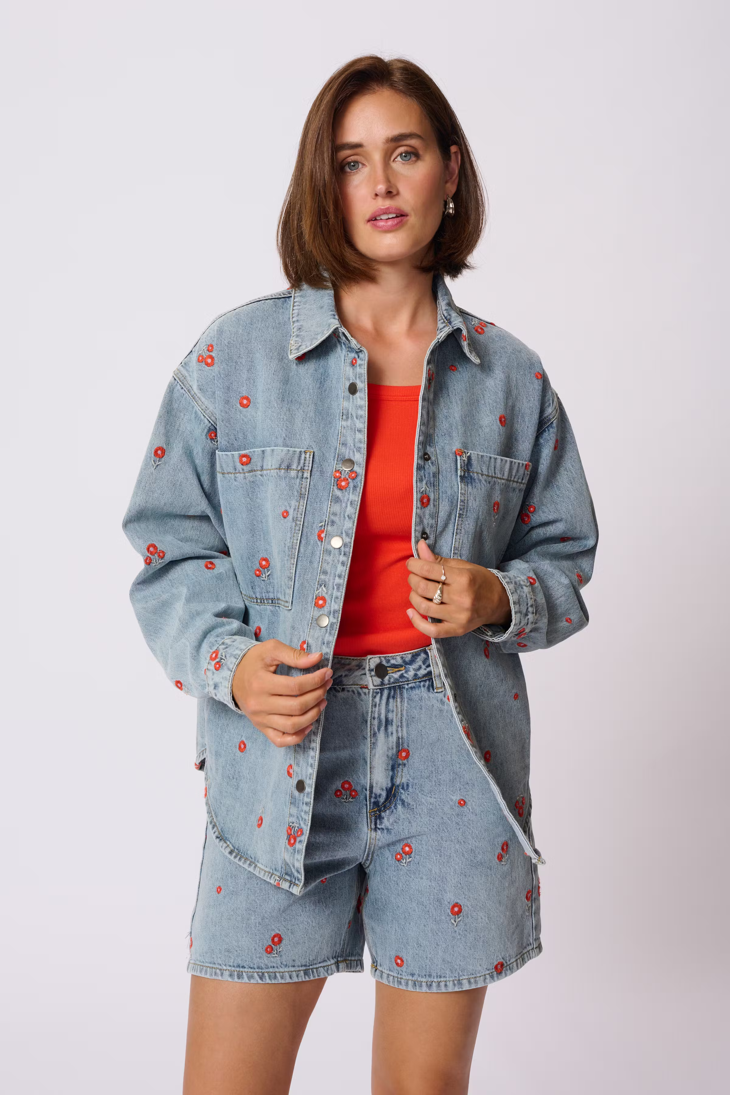 KAbabeth Denimjakke LOOKBOOK FRONT 10507500-107727