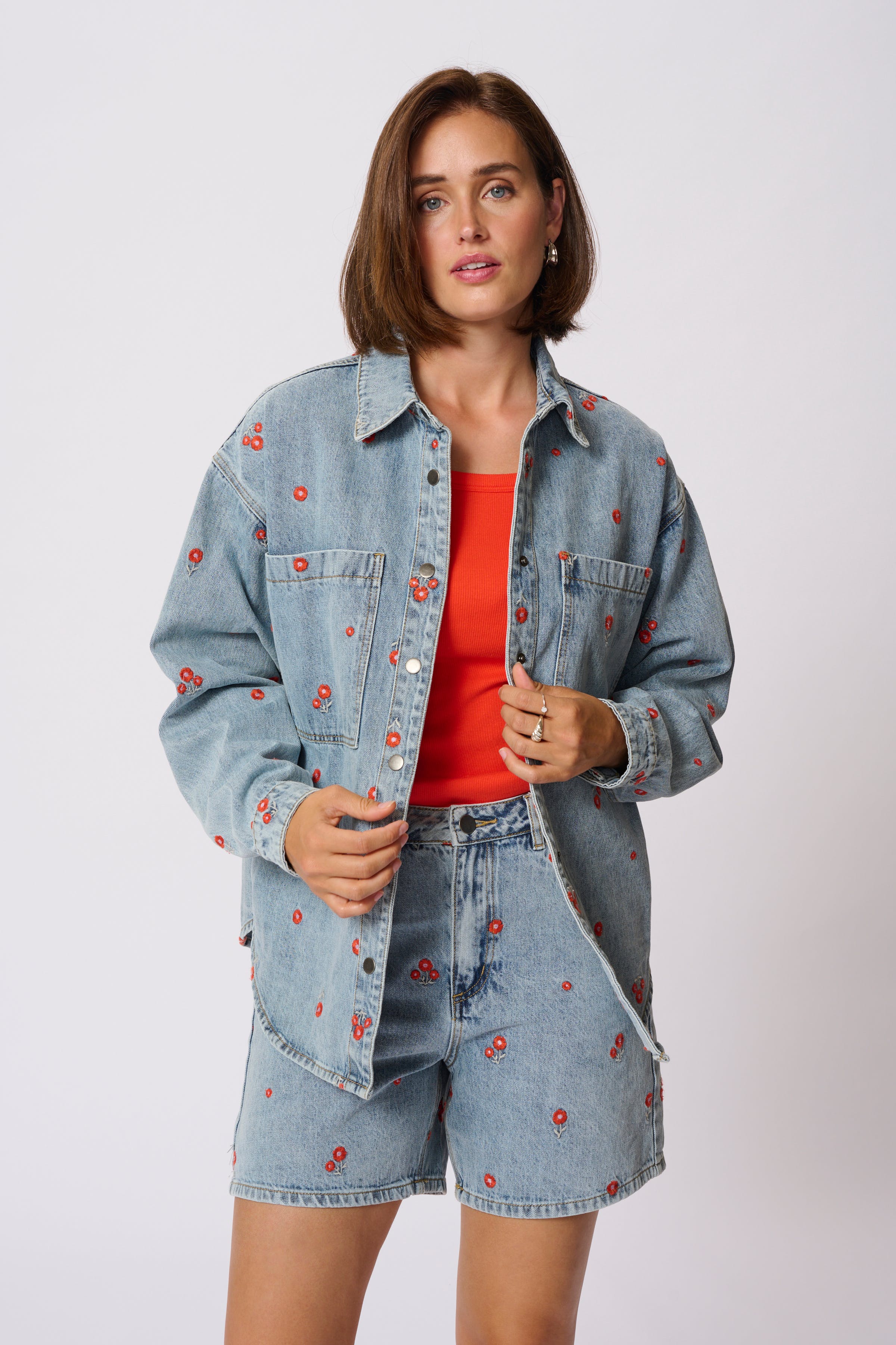 KAbabeth Denimjakke LOOKBOOK FRONT 10507500-107727