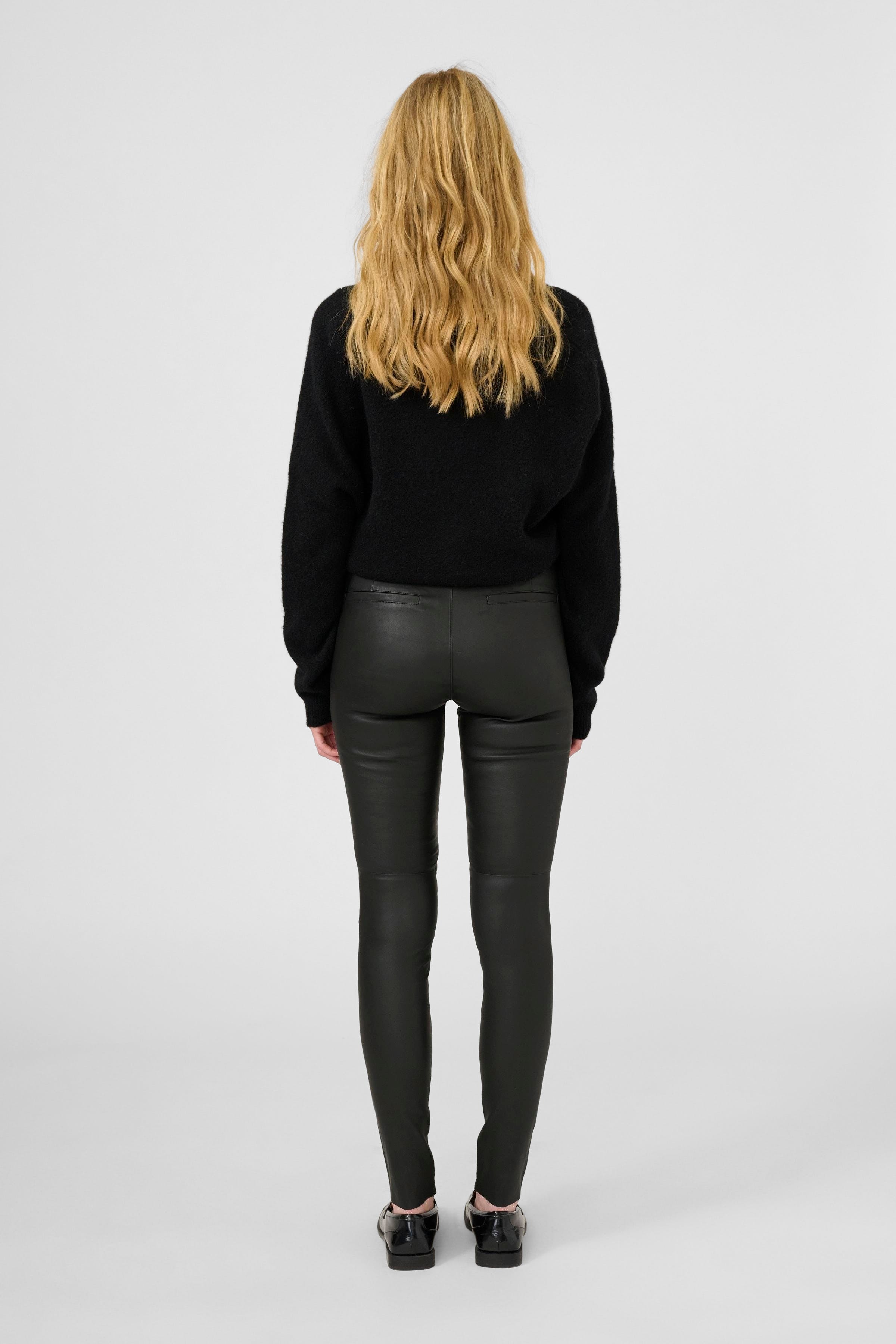 MemeKB Leather trousers LOOKBOOK BACK 10102014-40909